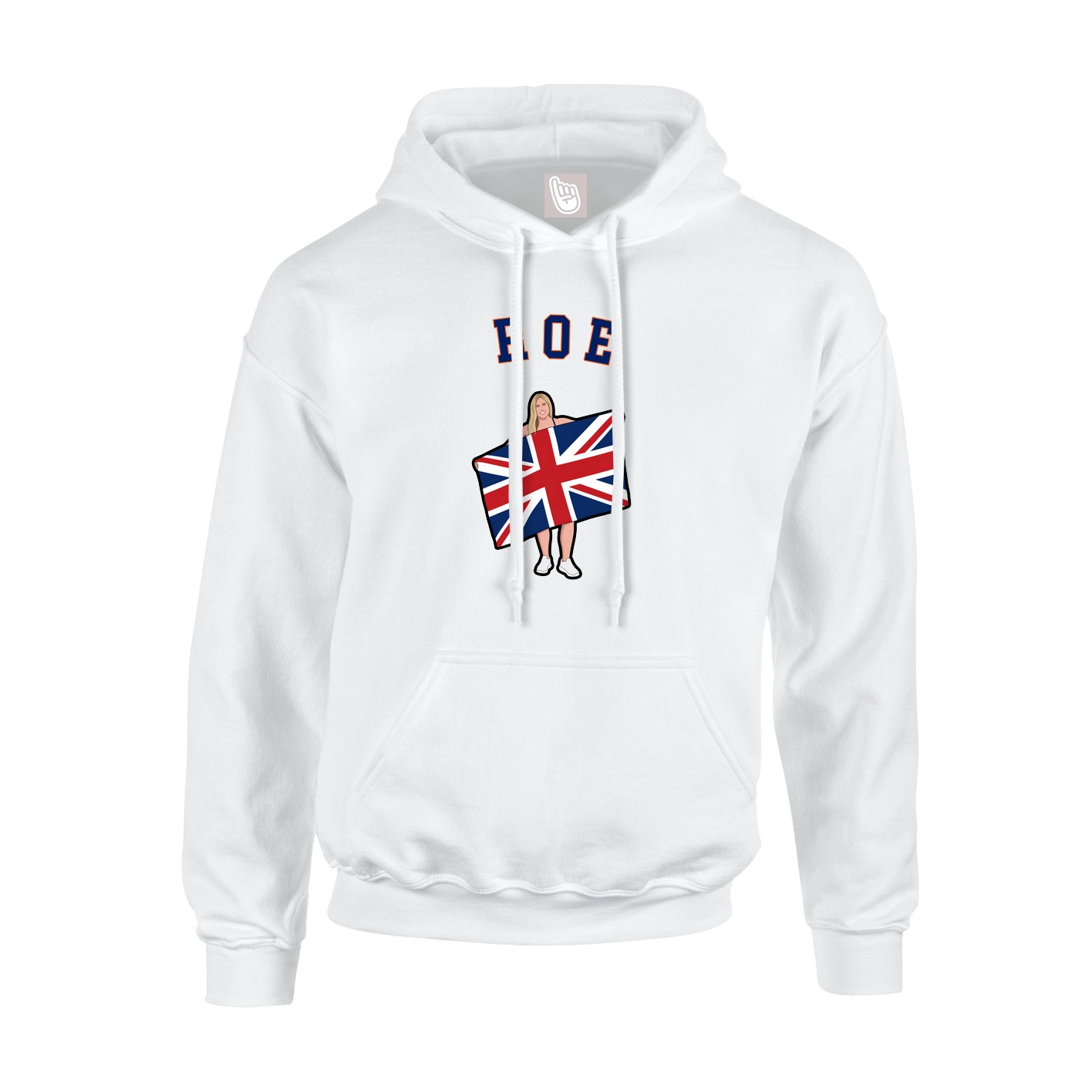 Hoodie — Shirsey Arch in White