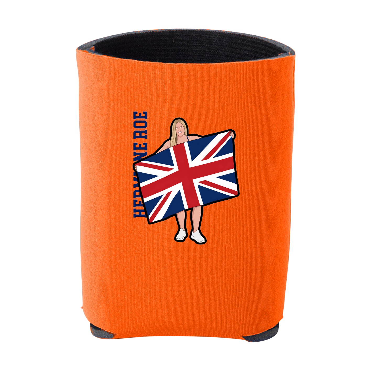 Can Holder — Name Vertical in Orange
