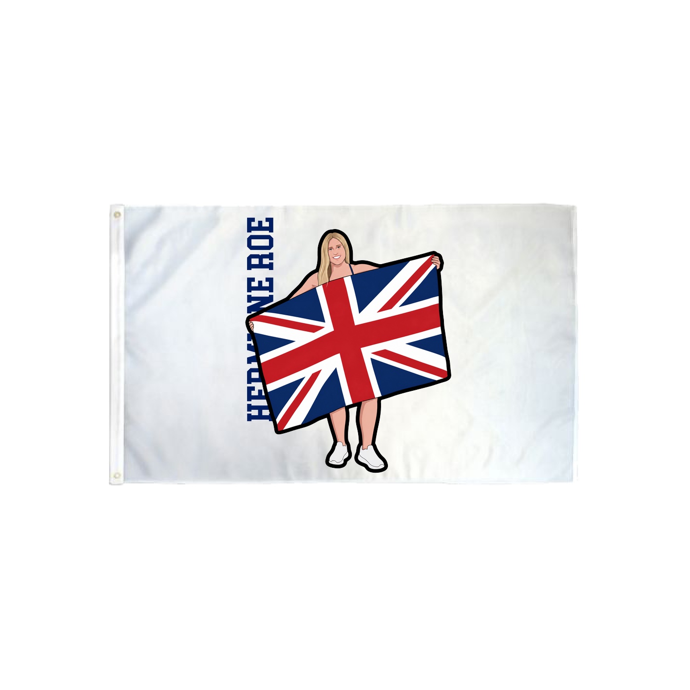 3x5 Flag — Name Vertical in Classic
