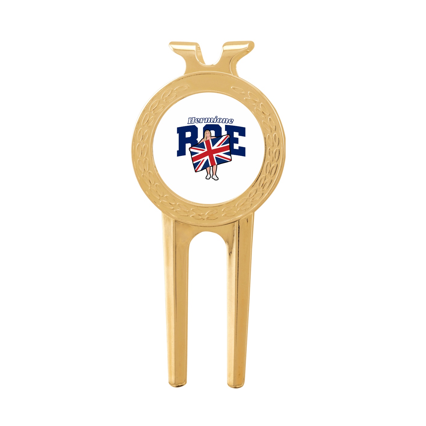 Divot Tool with Ball Marker — Name Arch in Classic