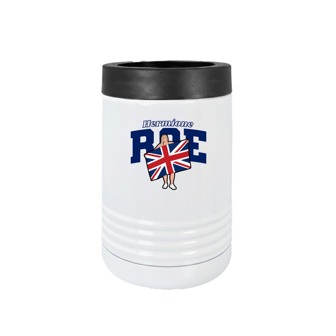 Beverage Holder — Name Arch in White