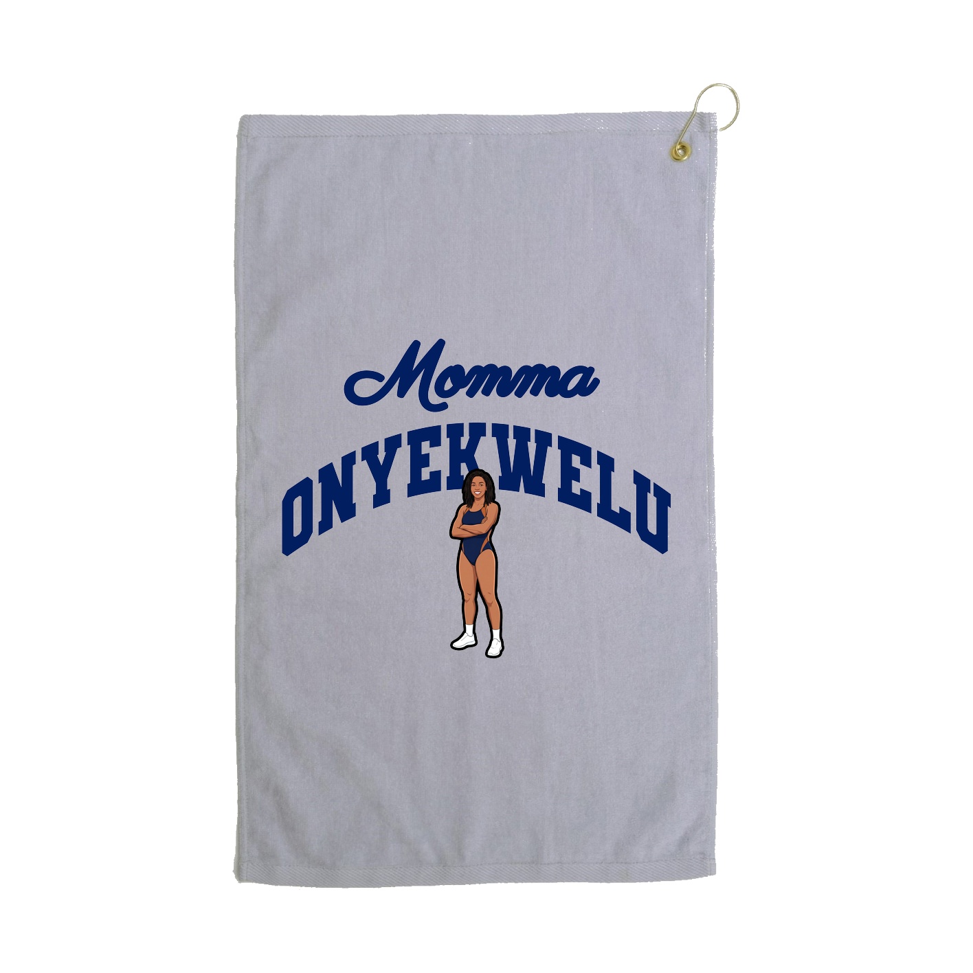 Golf Towel — Mothers Day Arch in Grey
