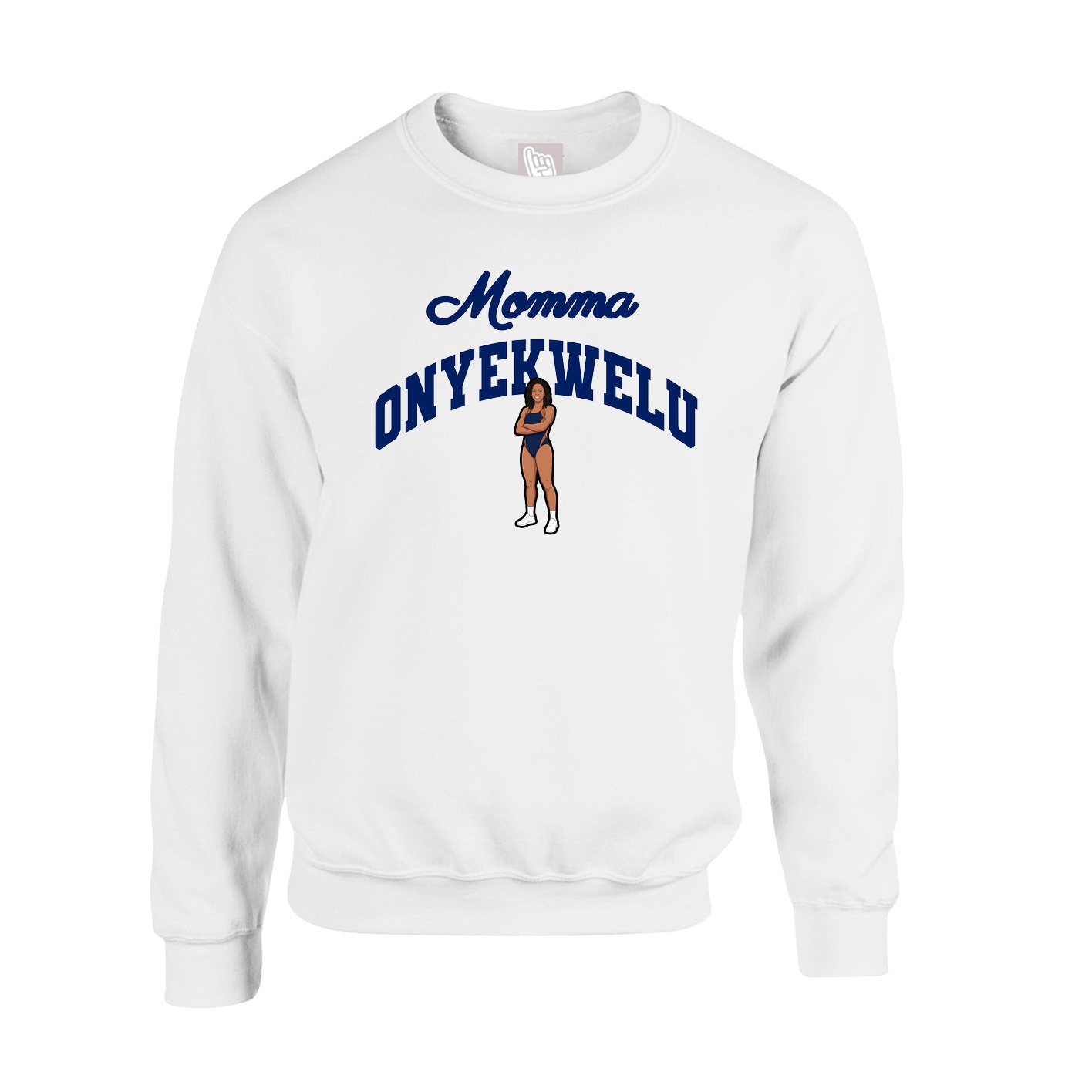 Fleece Crew — Mothers Day Arch in White