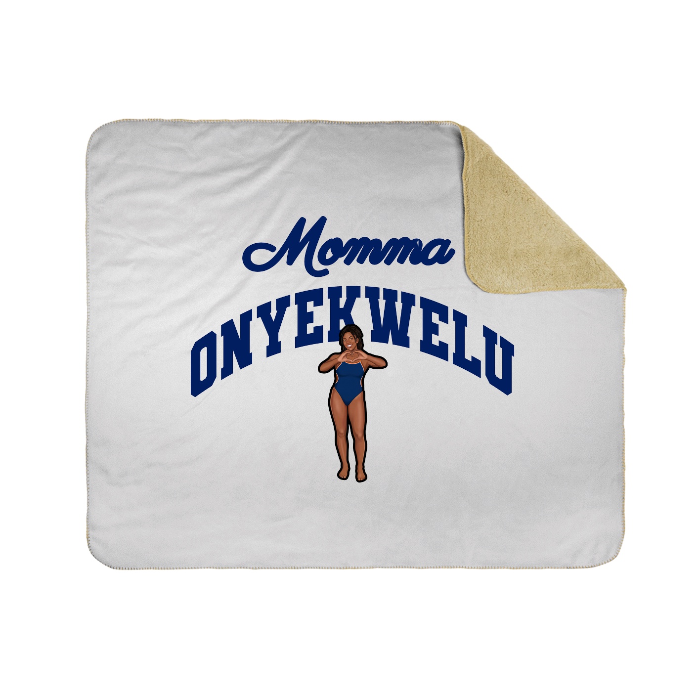 Throw Blanket — Mothers Day Arch in White