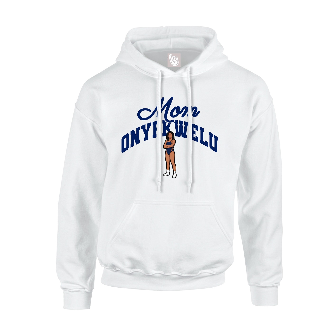 Youth Hoodie — Mothers Day Arch in White