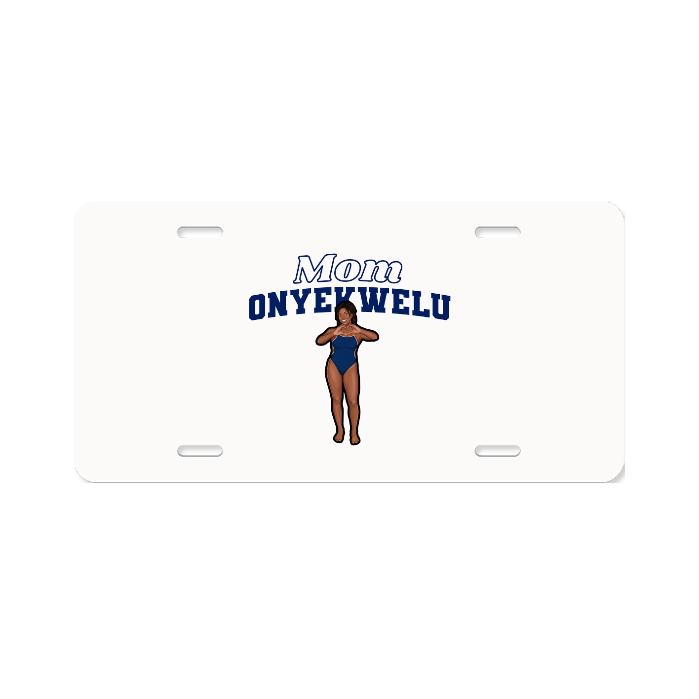 License Plate — Mothers Day Block in Classic