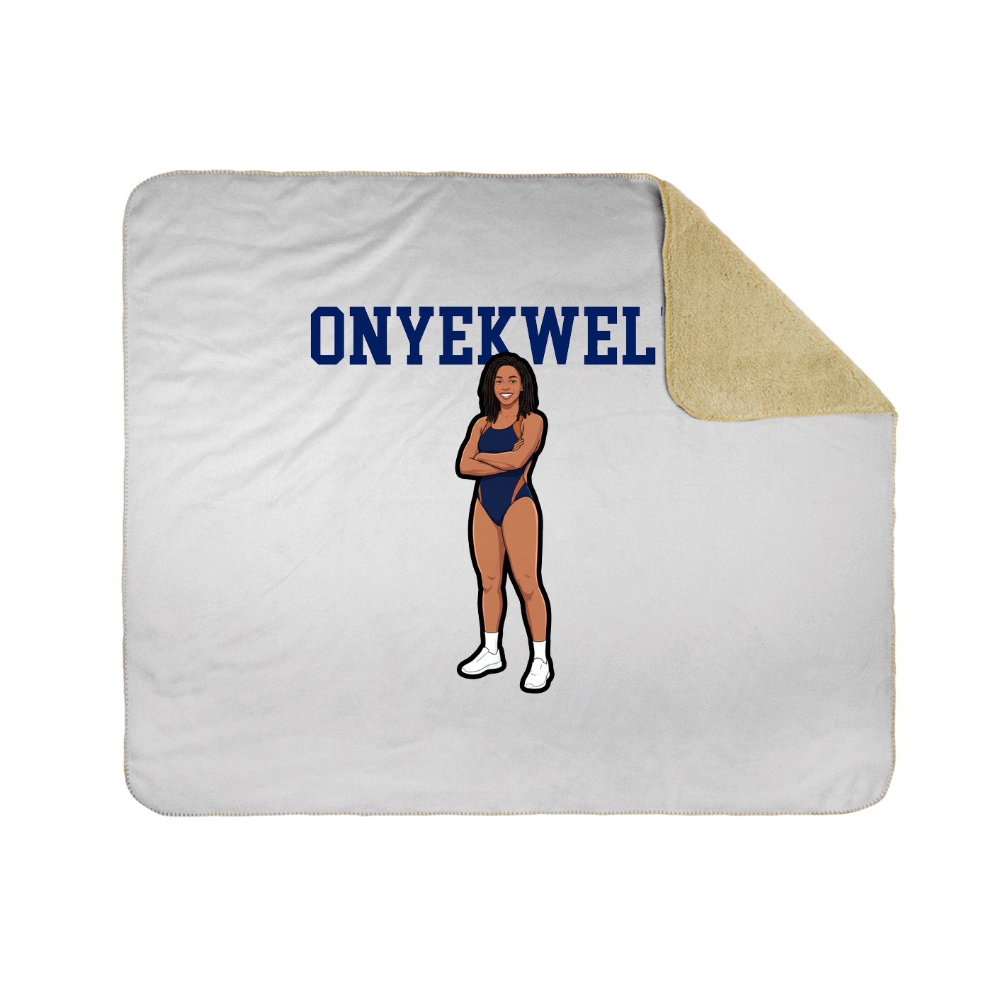 Throw Blanket — Shirsey in White