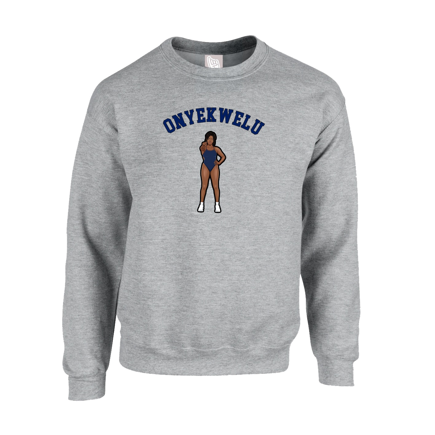 Fleece Crew — Shirsey Arch in Grey
