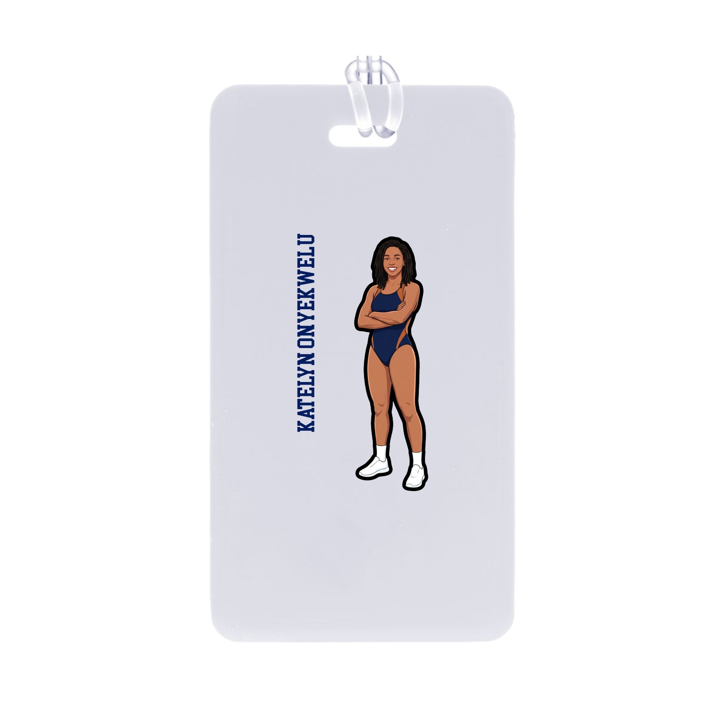 Bag Tag — Name Vertical in Classic