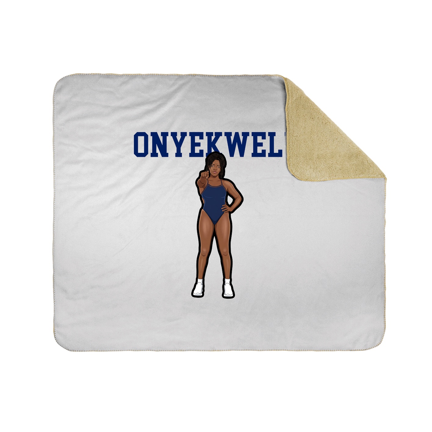 Throw Blanket — Shirsey in White