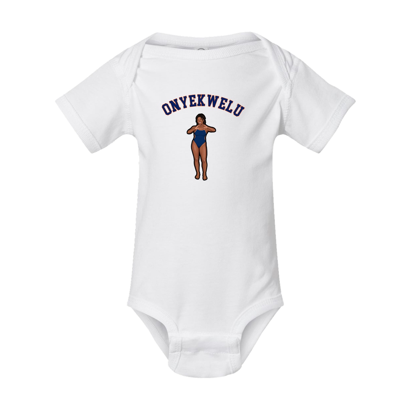 Baby Onesie — Shirsey Arch in White