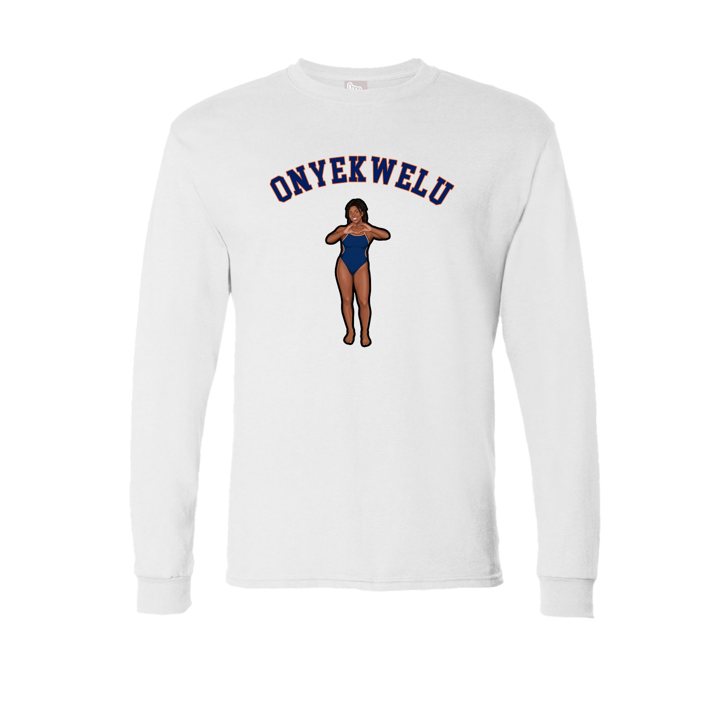 Long Sleeve Tee — Shirsey Arch in White