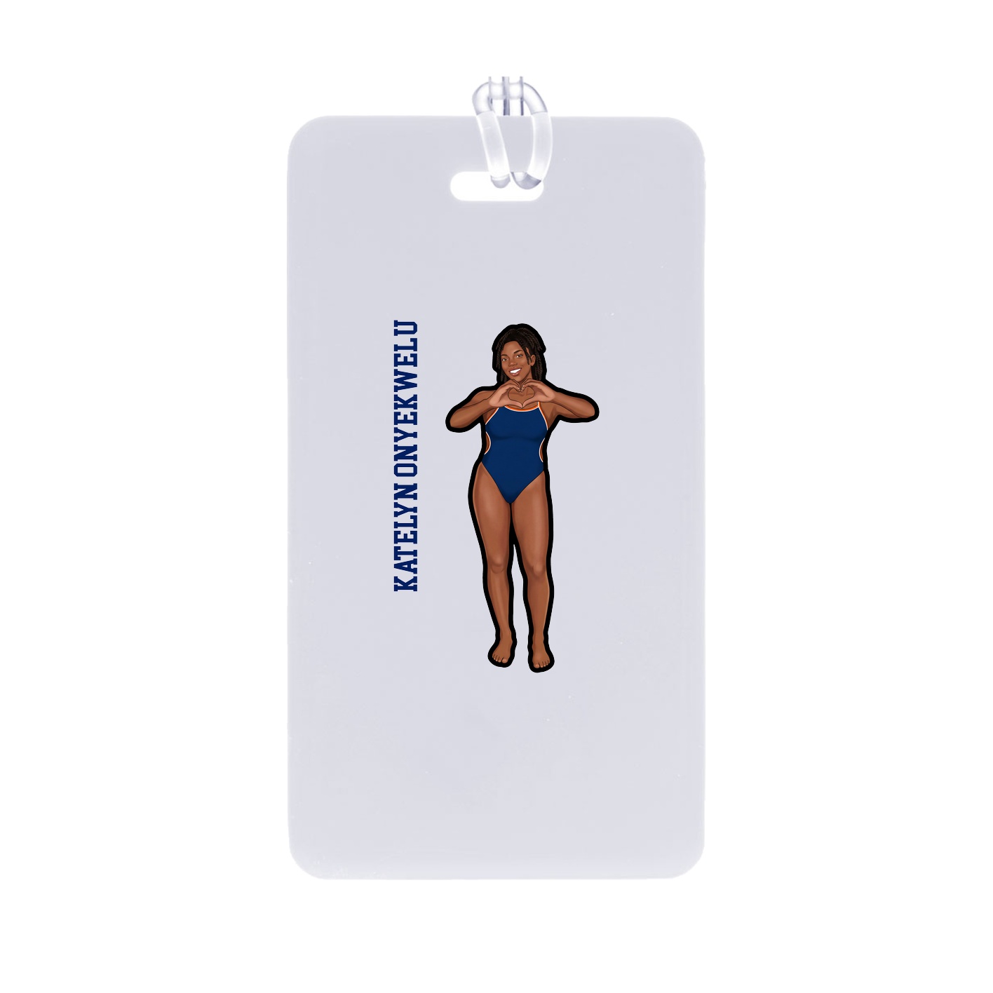 Bag Tag — Name Vertical in Classic