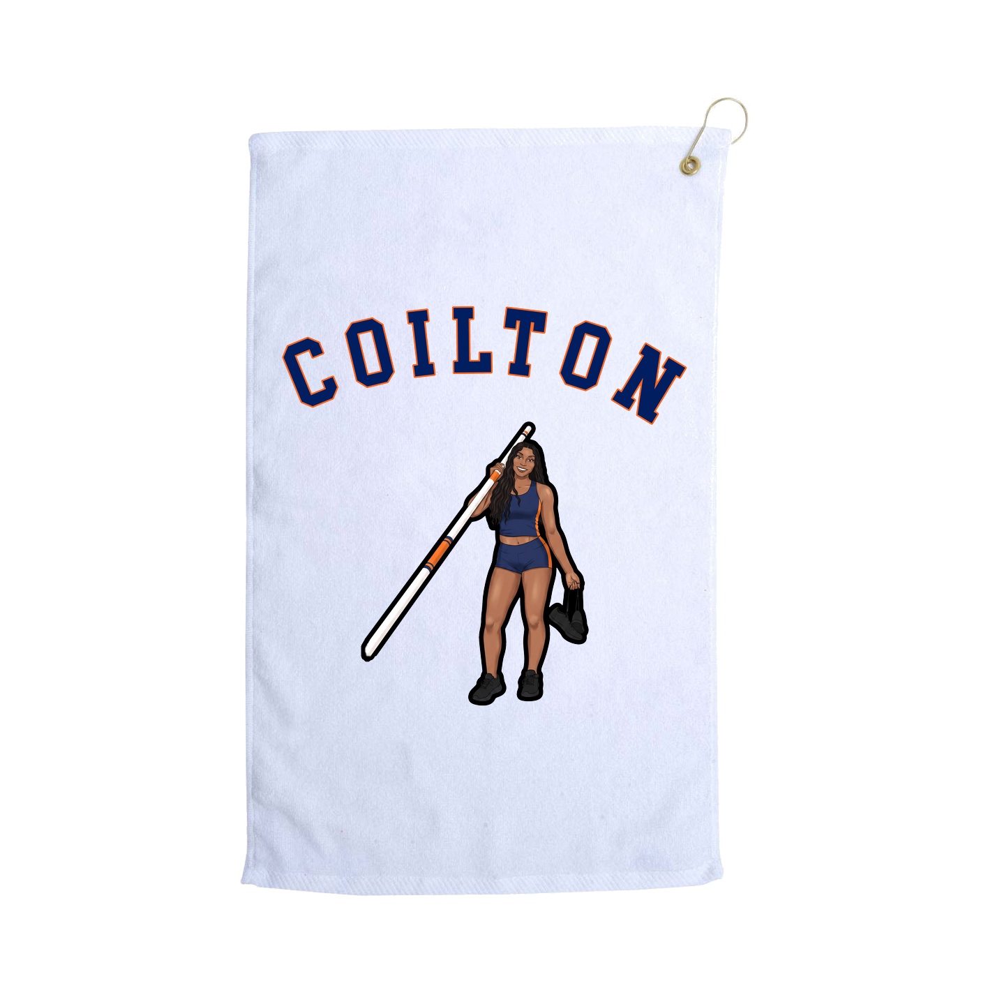 Golf Towel — Shirsey Arch in White