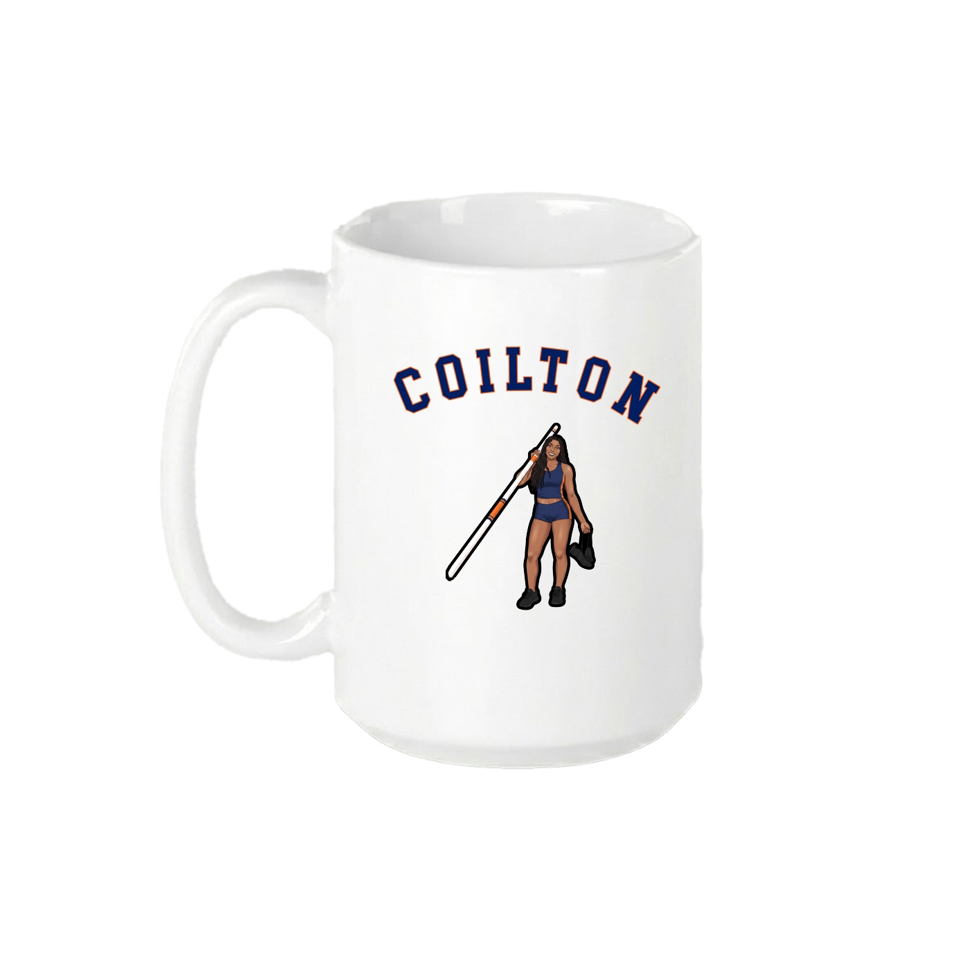 15oz Coffee Mug — Shirsey Arch in White