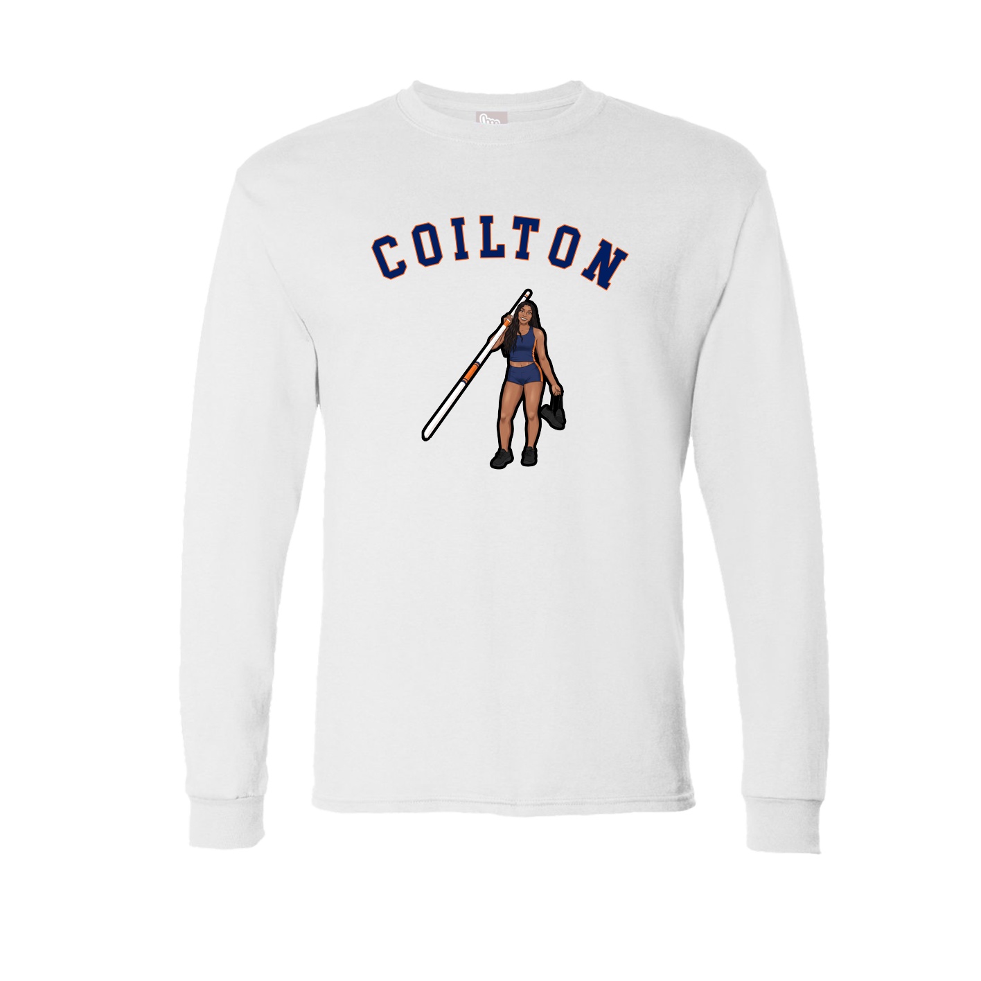 Long Sleeve Tee — Shirsey Arch in White