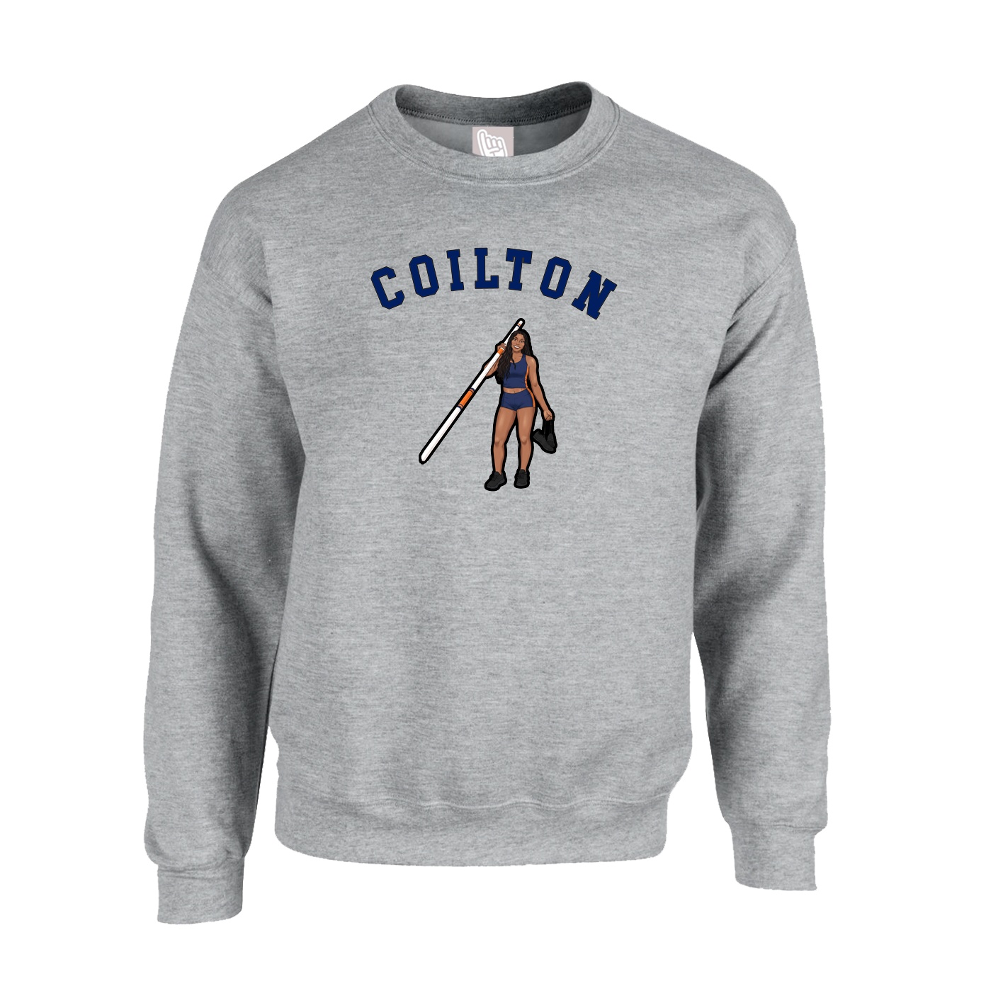 Fleece Crew — Shirsey Arch in Grey