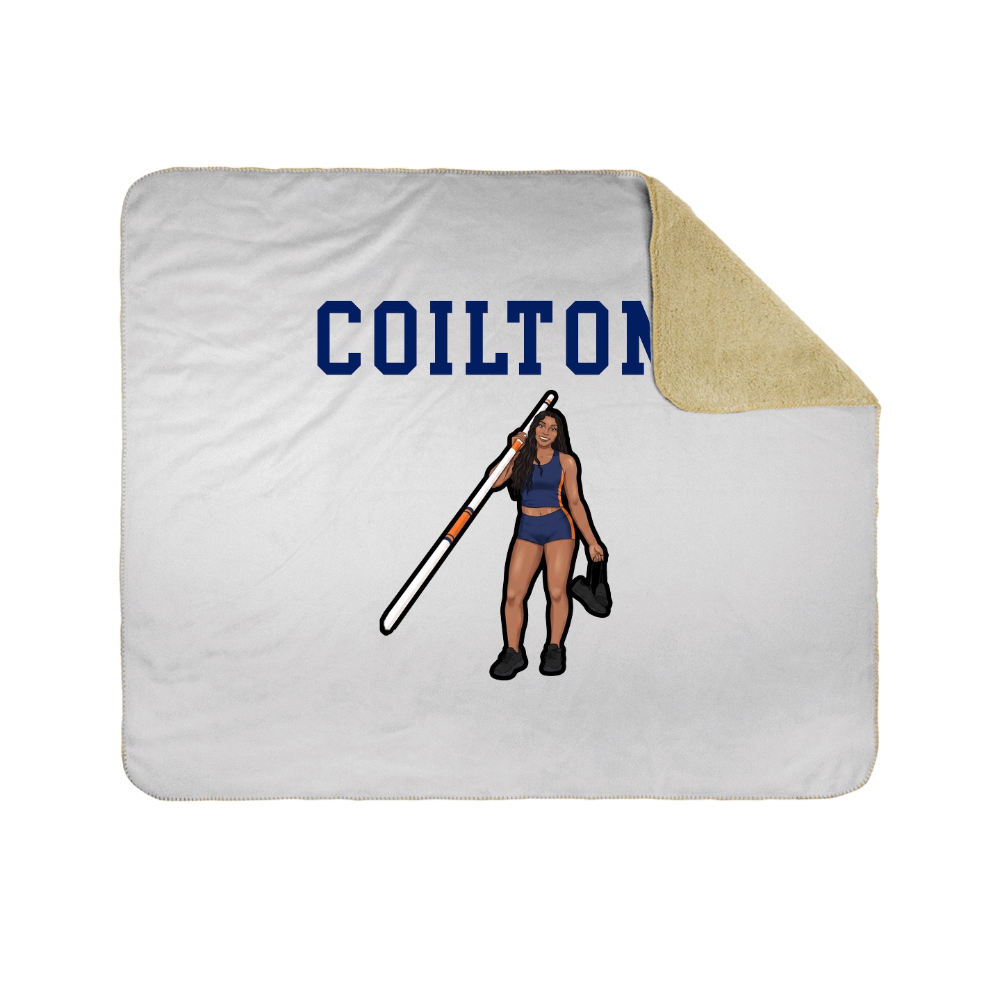 Throw Blanket — Shirsey in White