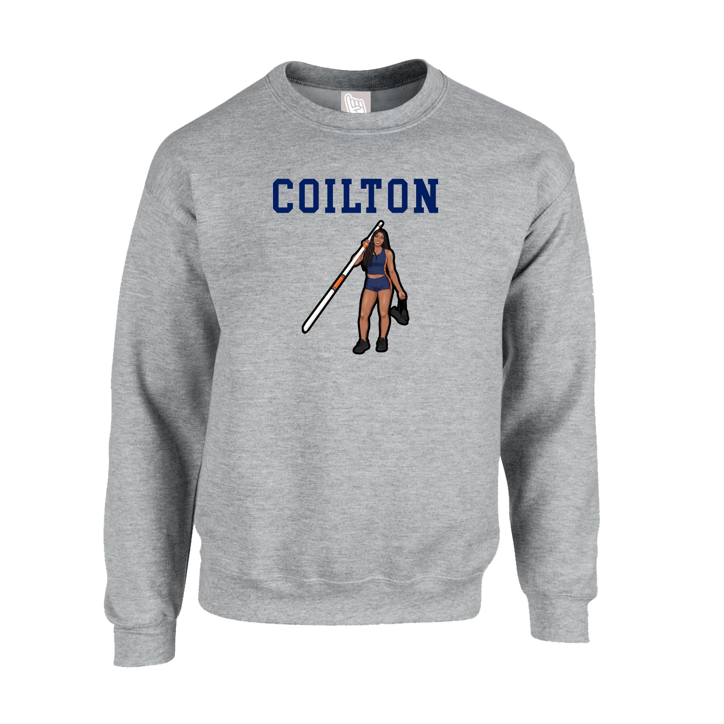 Fleece Crew — Shirsey in Grey