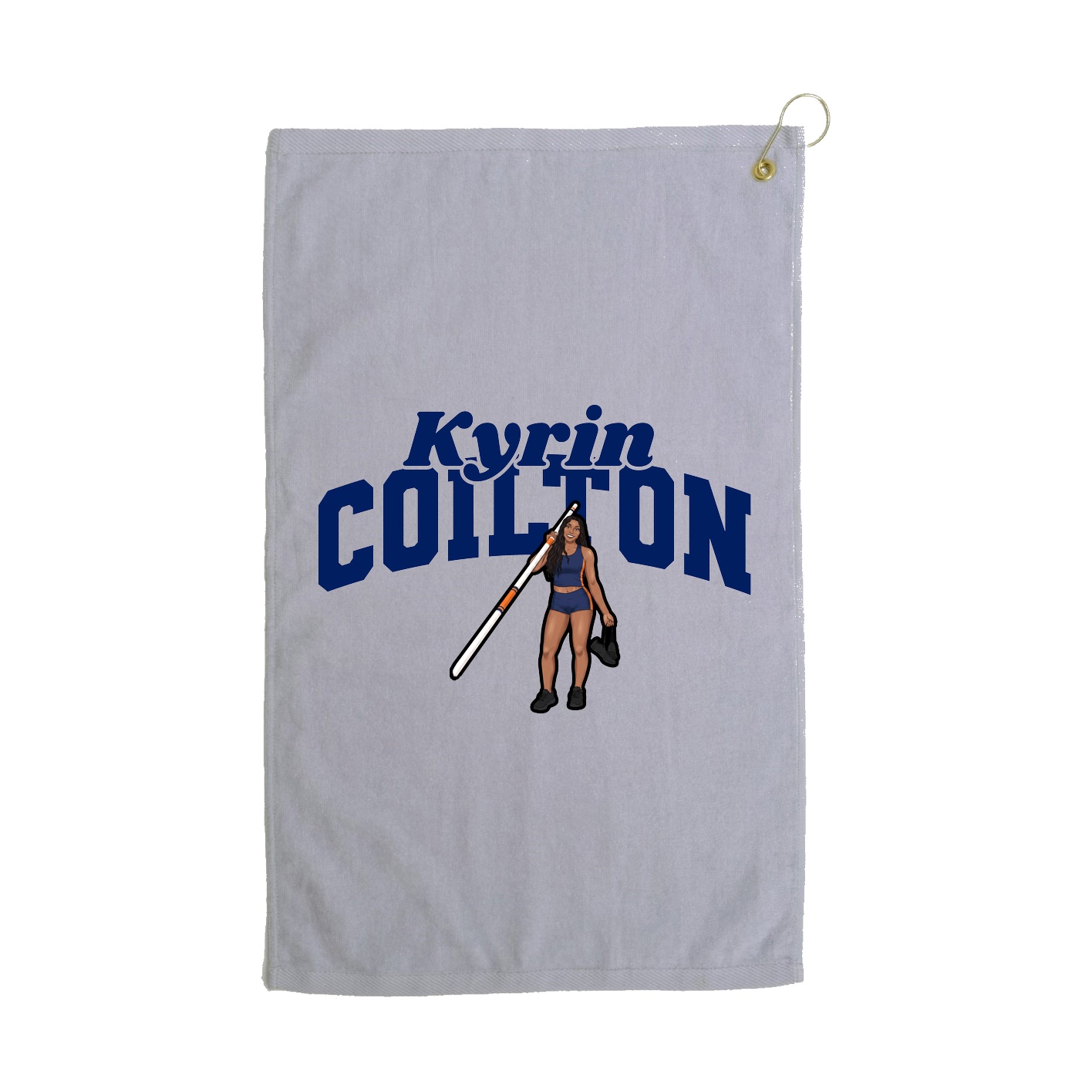 Golf Towel — Signature Arch in Grey