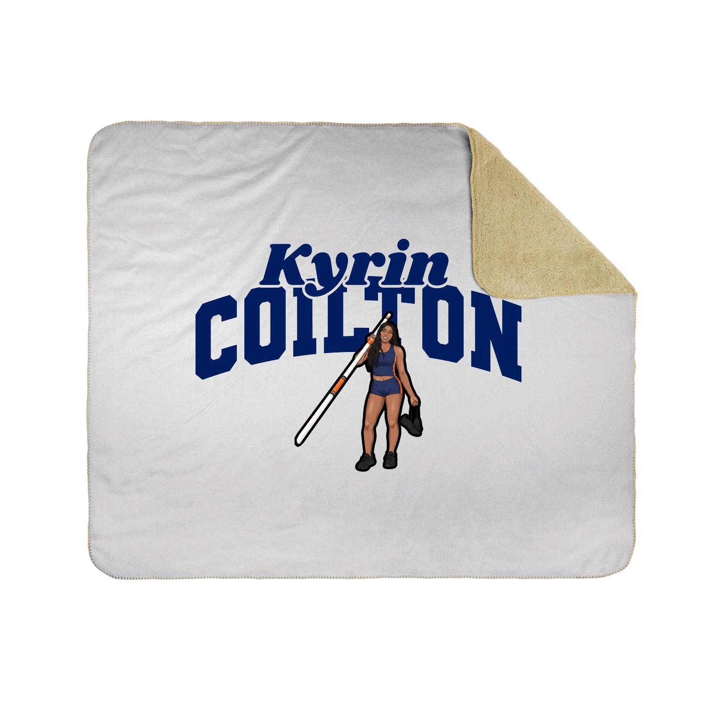 Throw Blanket — Signature Arch in White