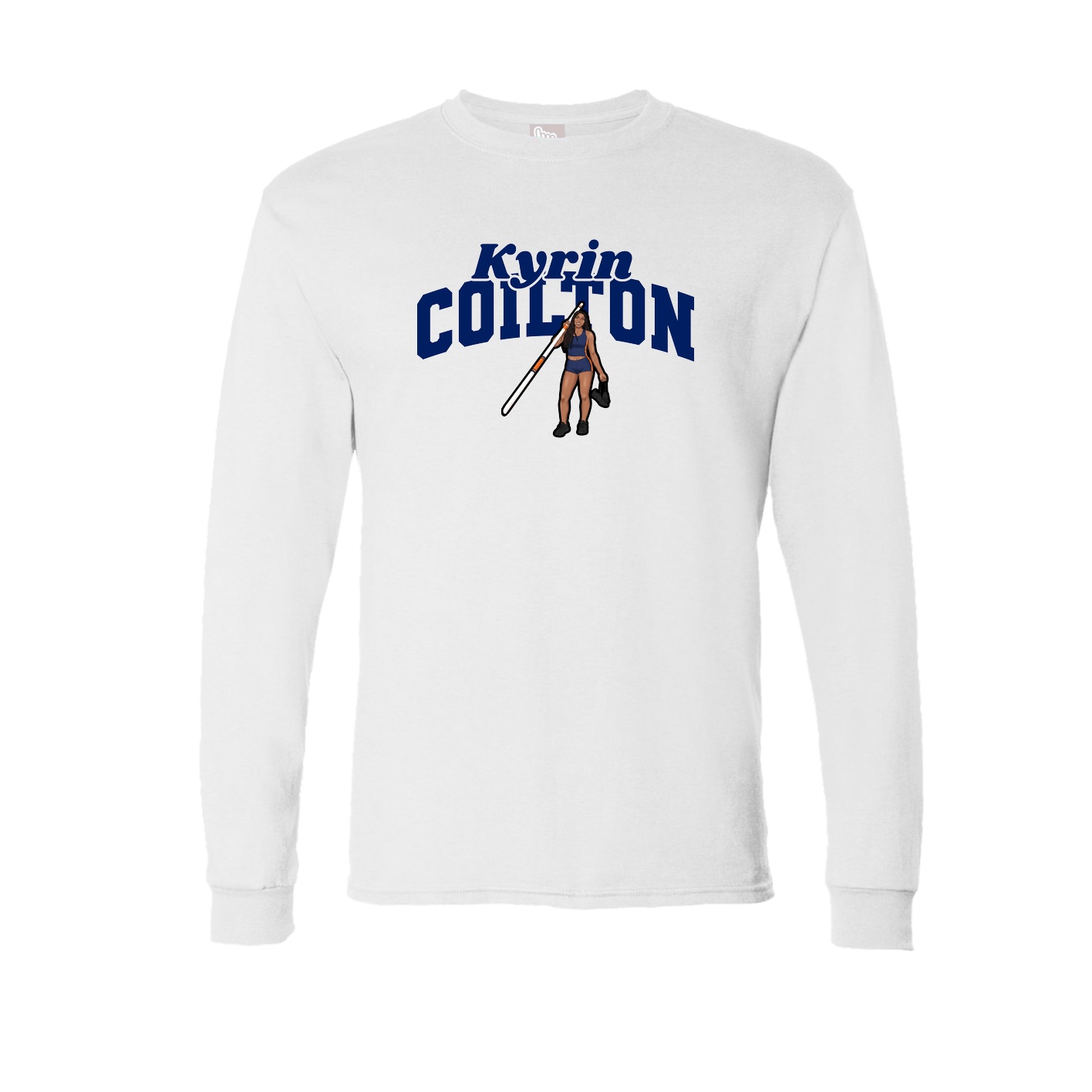 Long Sleeve Tee — Signature Arch in White