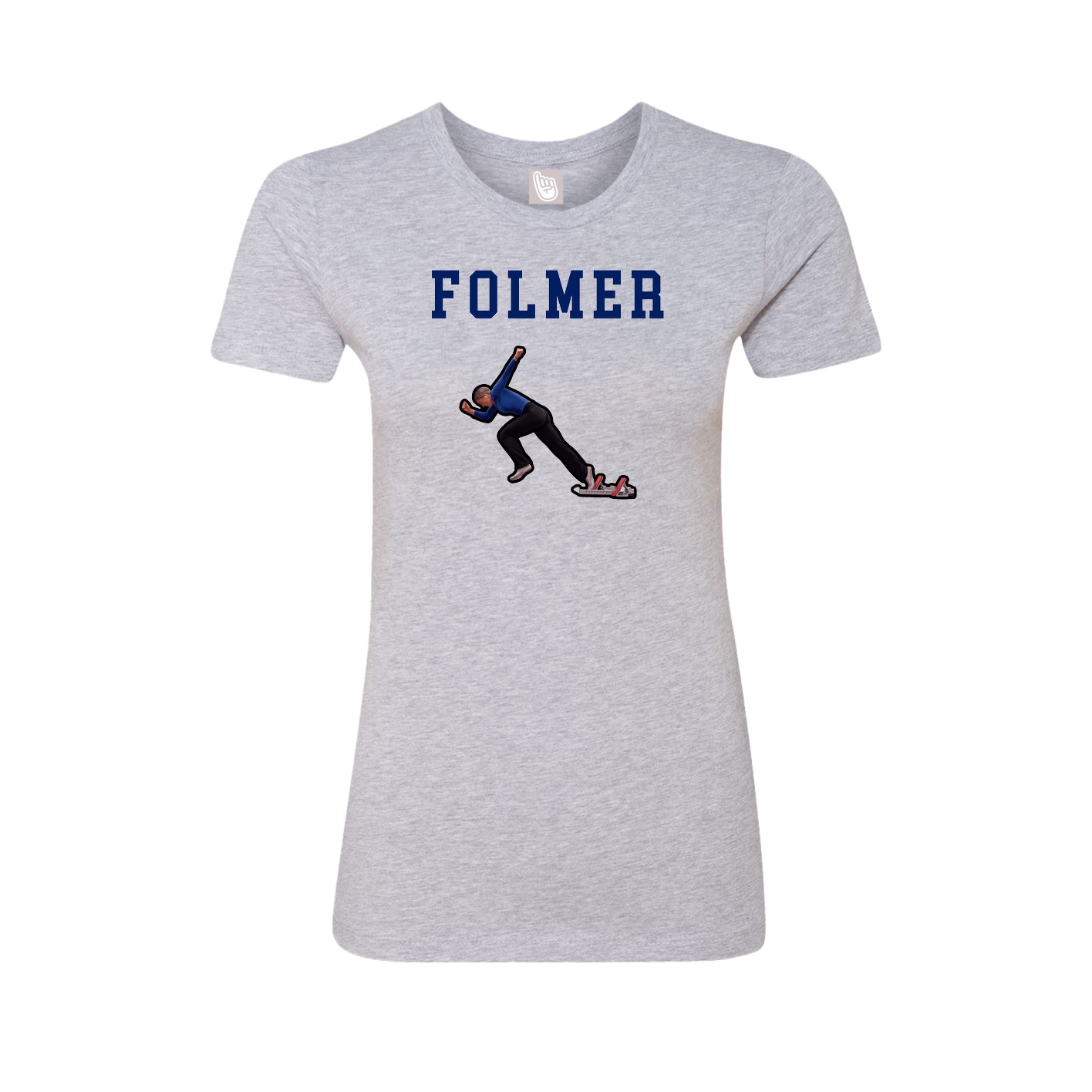 Fitted Women's Tee — Shirsey in Grey