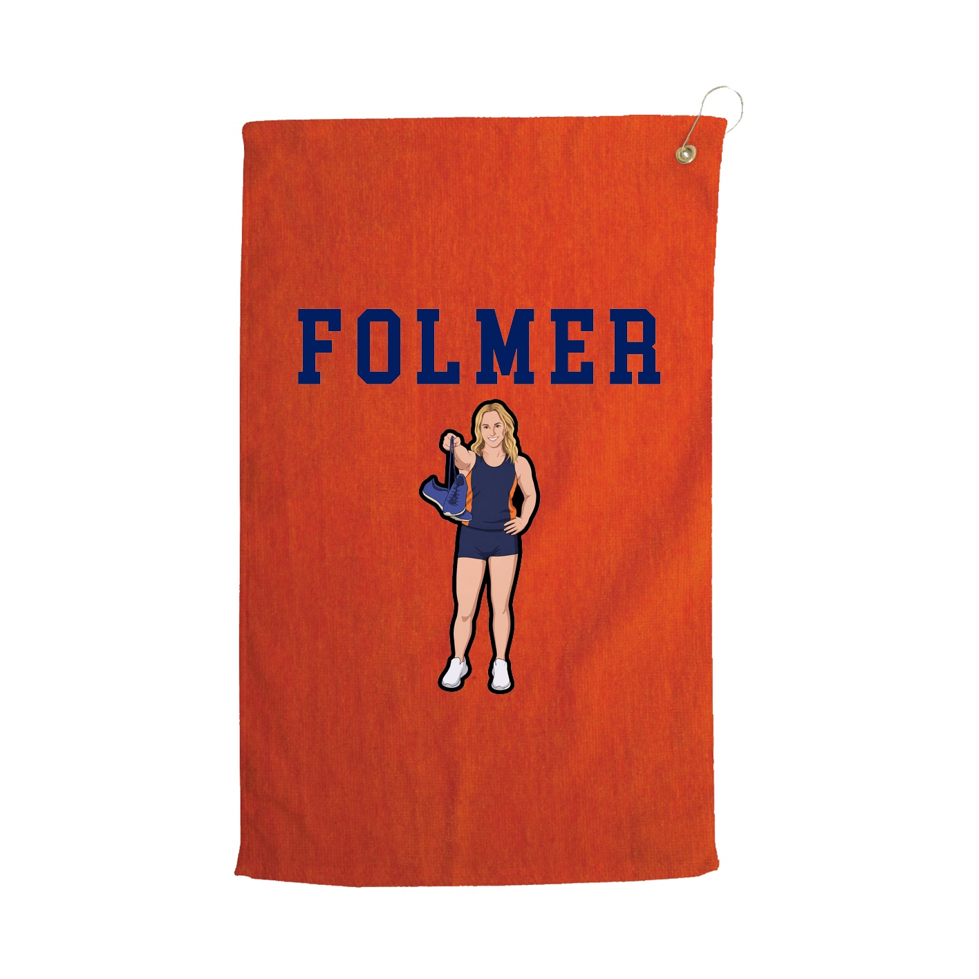 Golf Towel — Shirsey in Orange