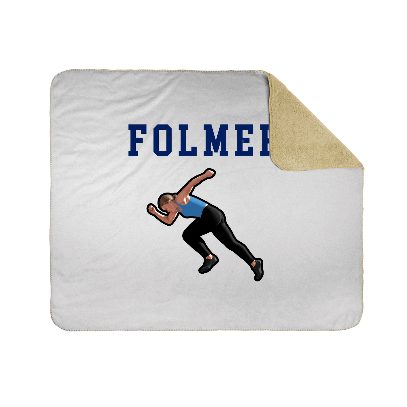 Throw Blanket — Shirsey in White