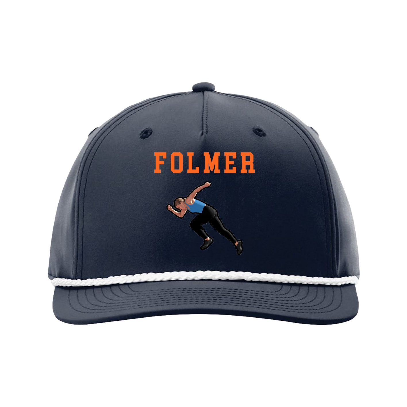 Five-Panel Classic Rope Cap — Shirsey in Navy