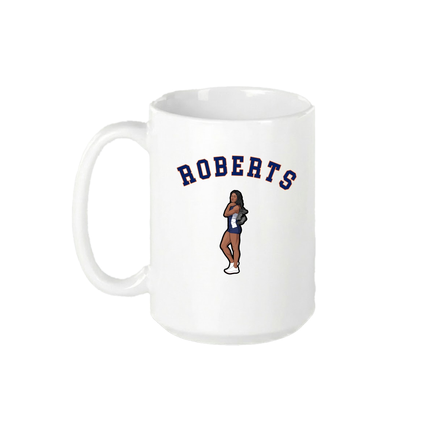 15oz Coffee Mug — Shirsey Arch in White