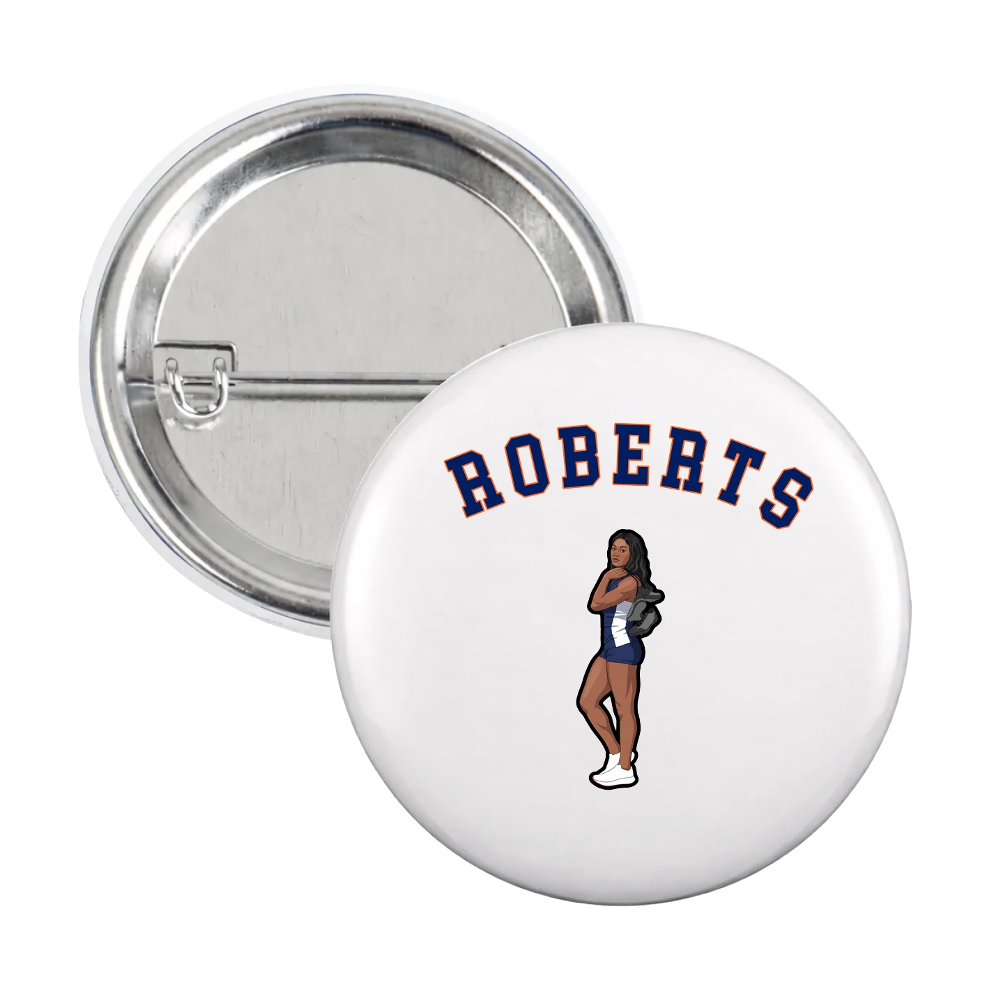 Game Day Button — Shirsey Arch in White