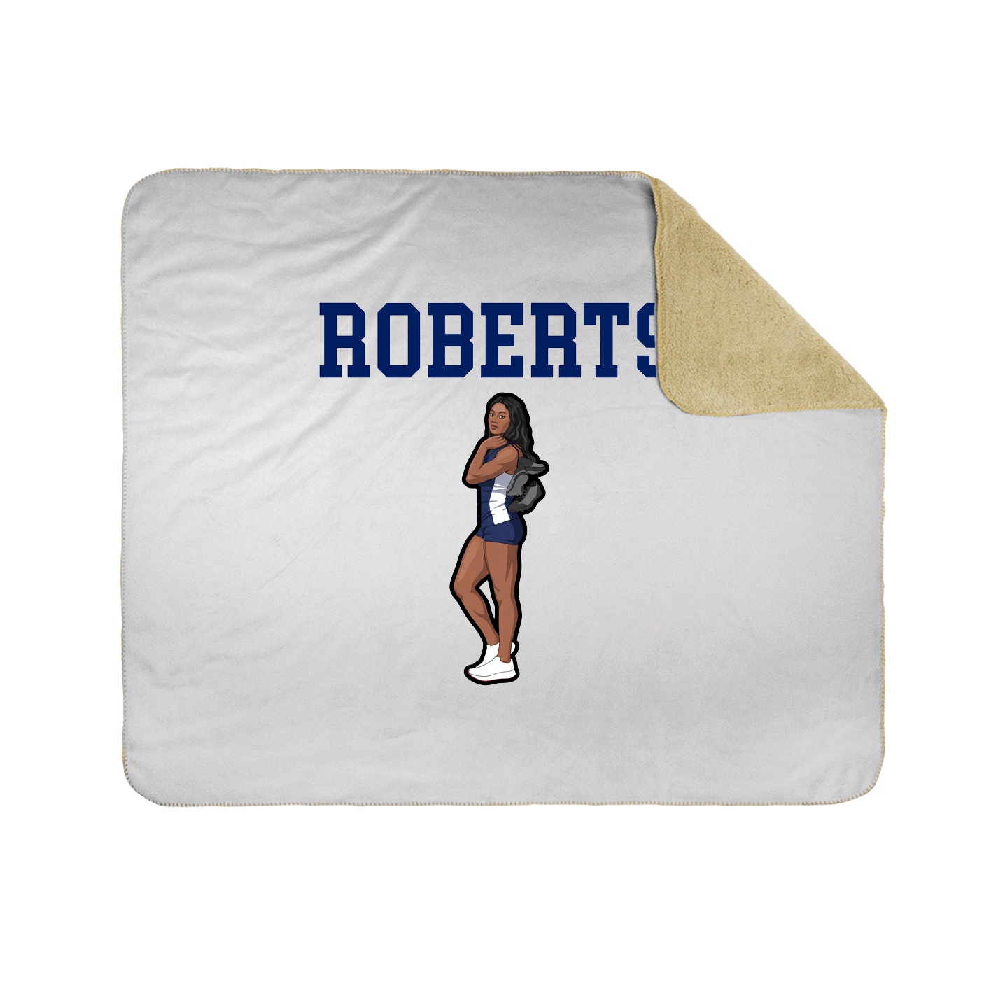 Throw Blanket — Shirsey in White