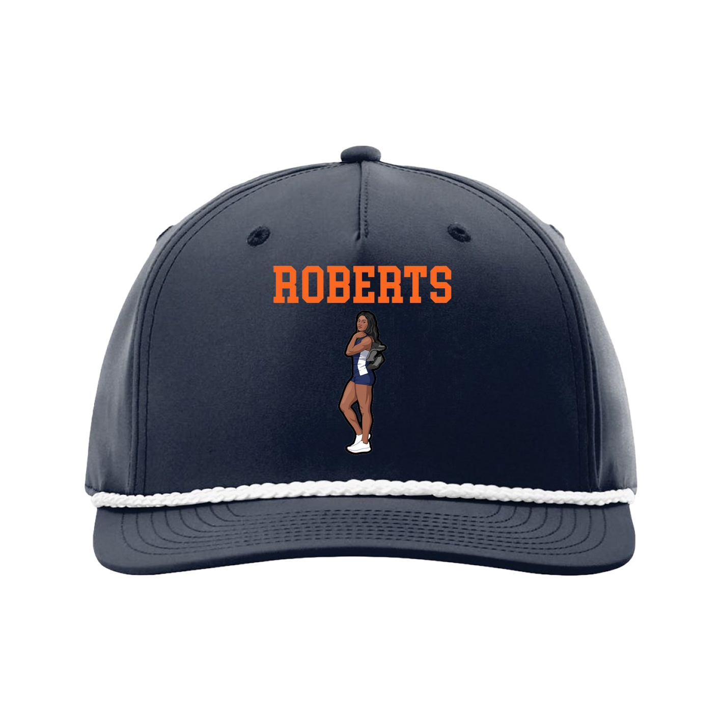 Five-Panel Classic Rope Cap — Shirsey in Navy