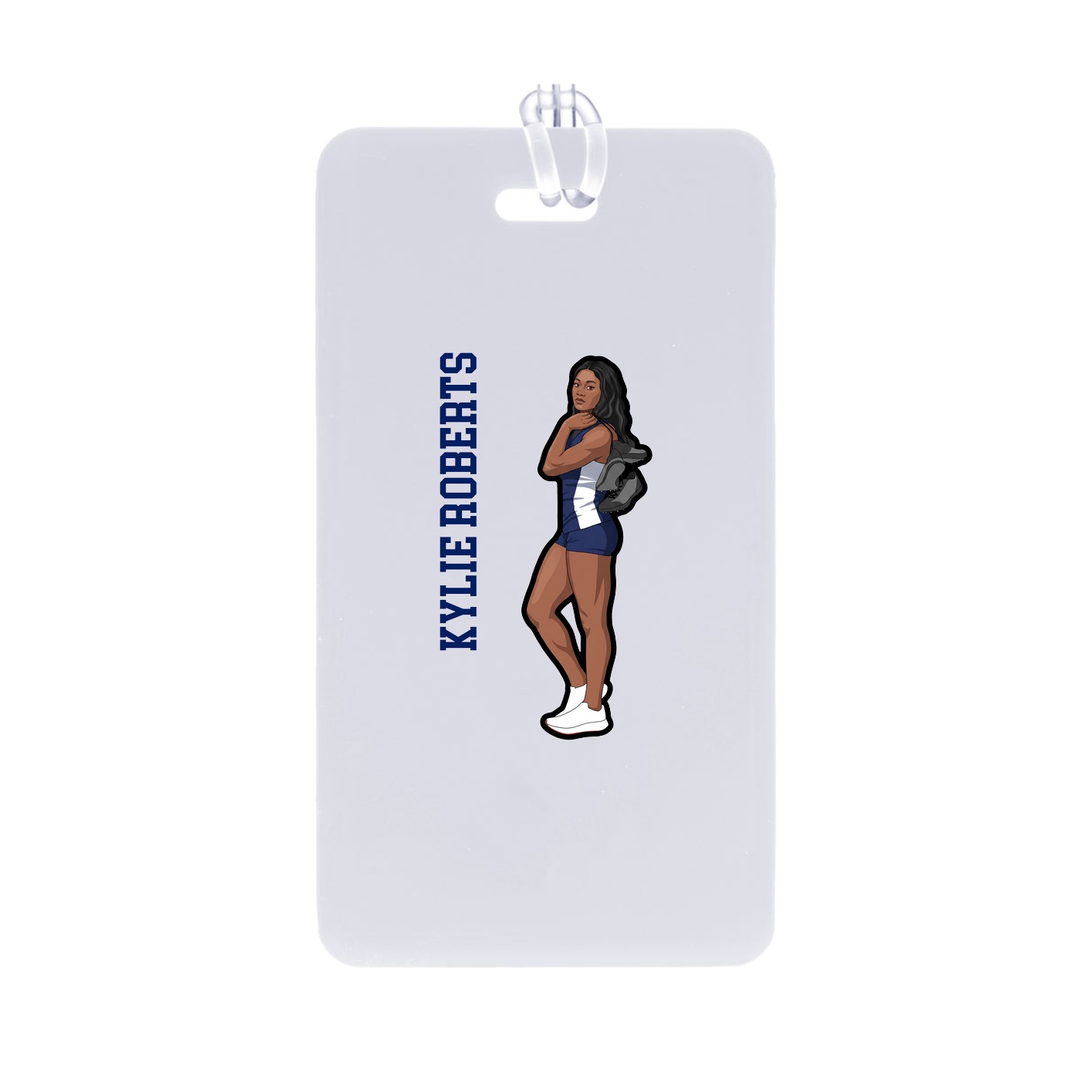 Bag Tag — Name Vertical in Classic