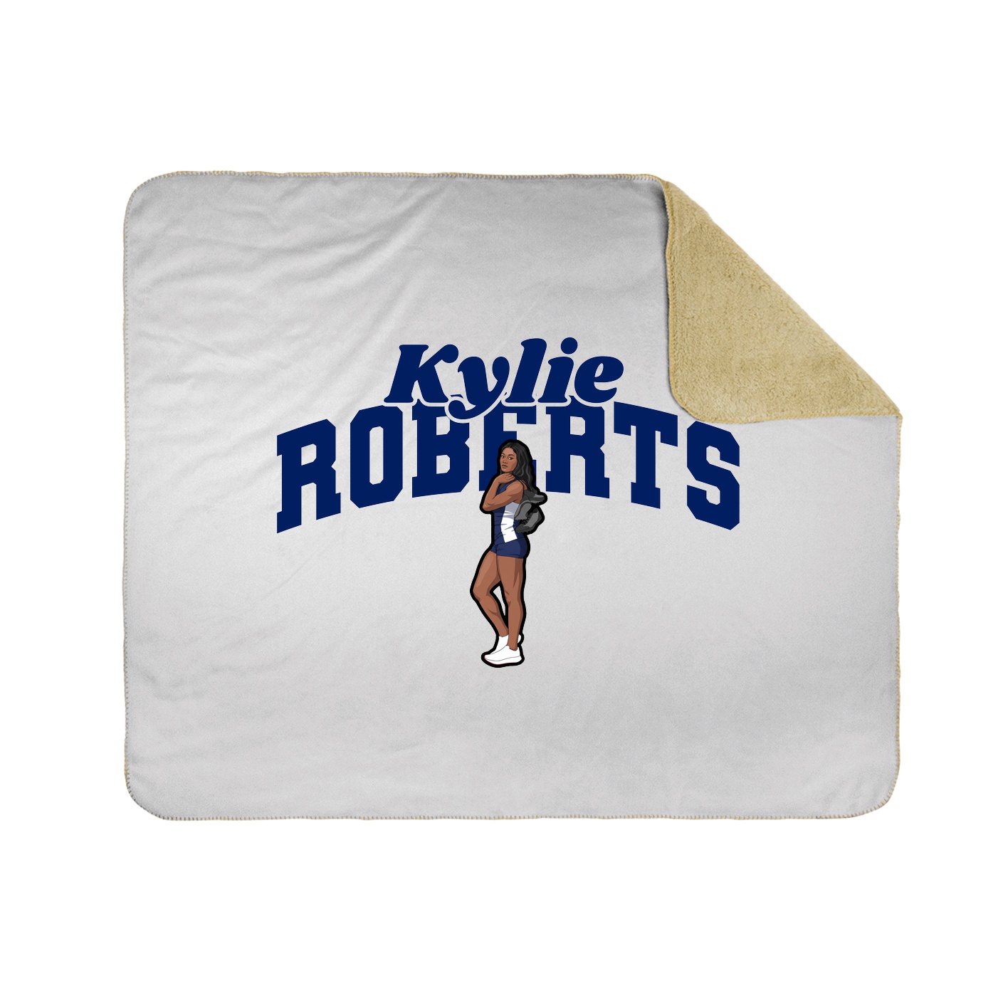 Throw Blanket — Signature Arch in White