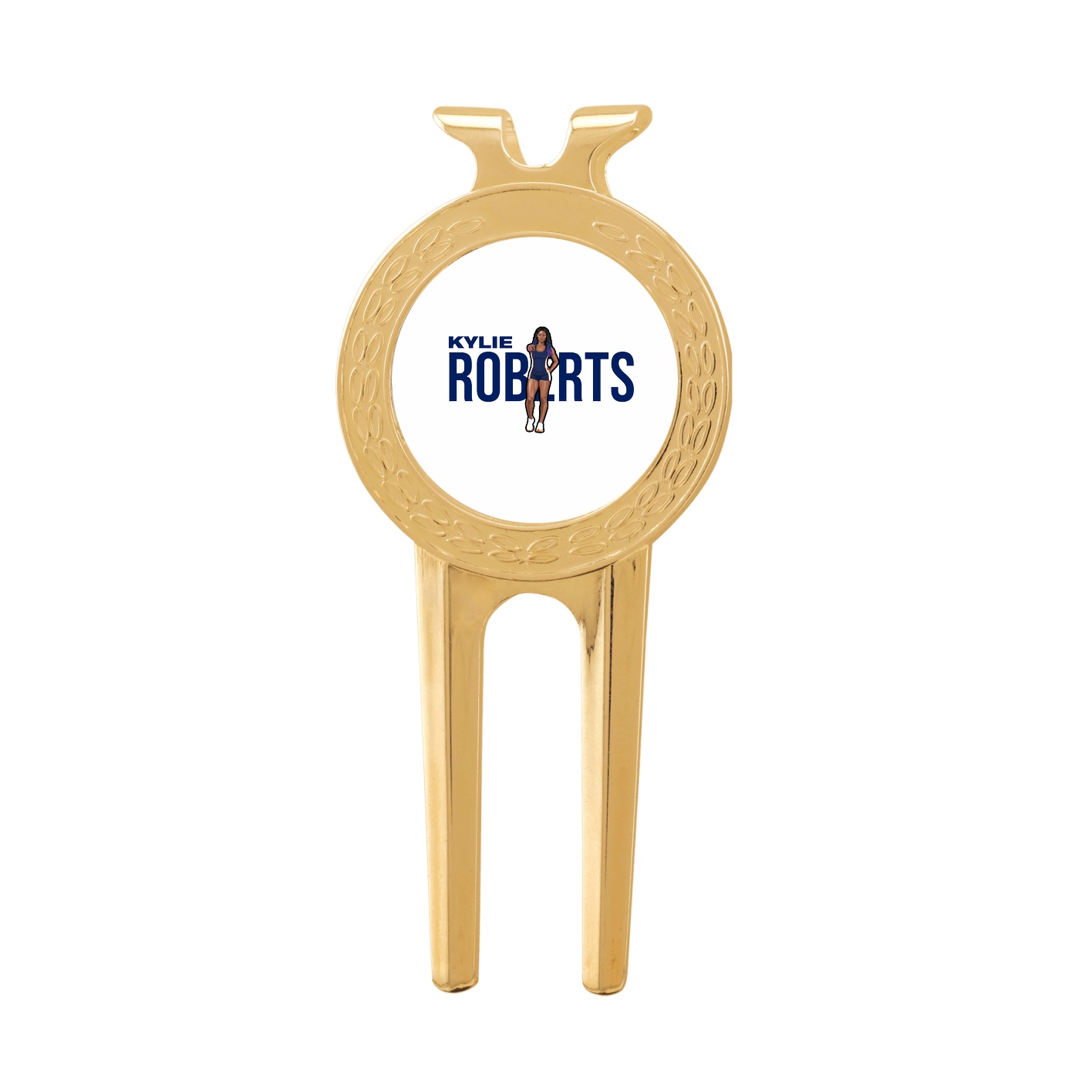 Divot Tool with Ball Marker — Player Name in Classic