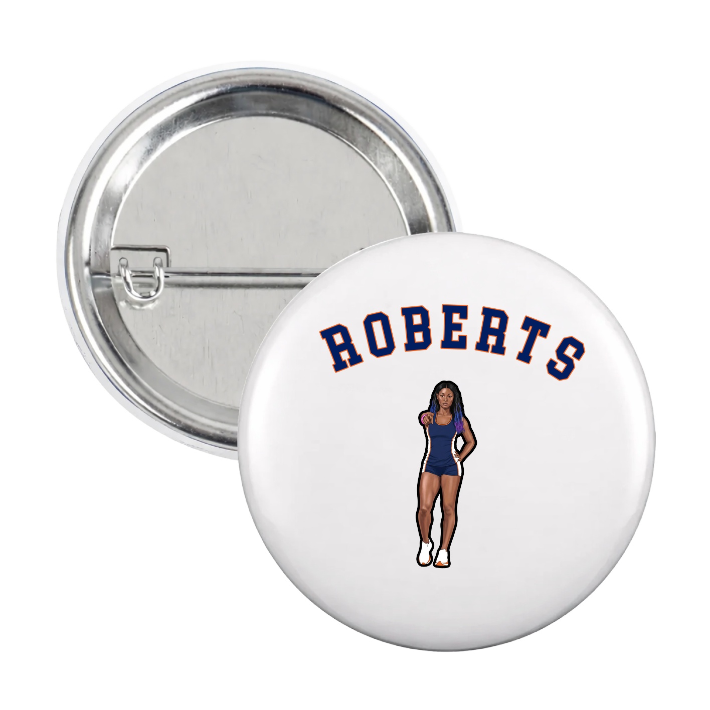Game Day Button — Shirsey Arch in White