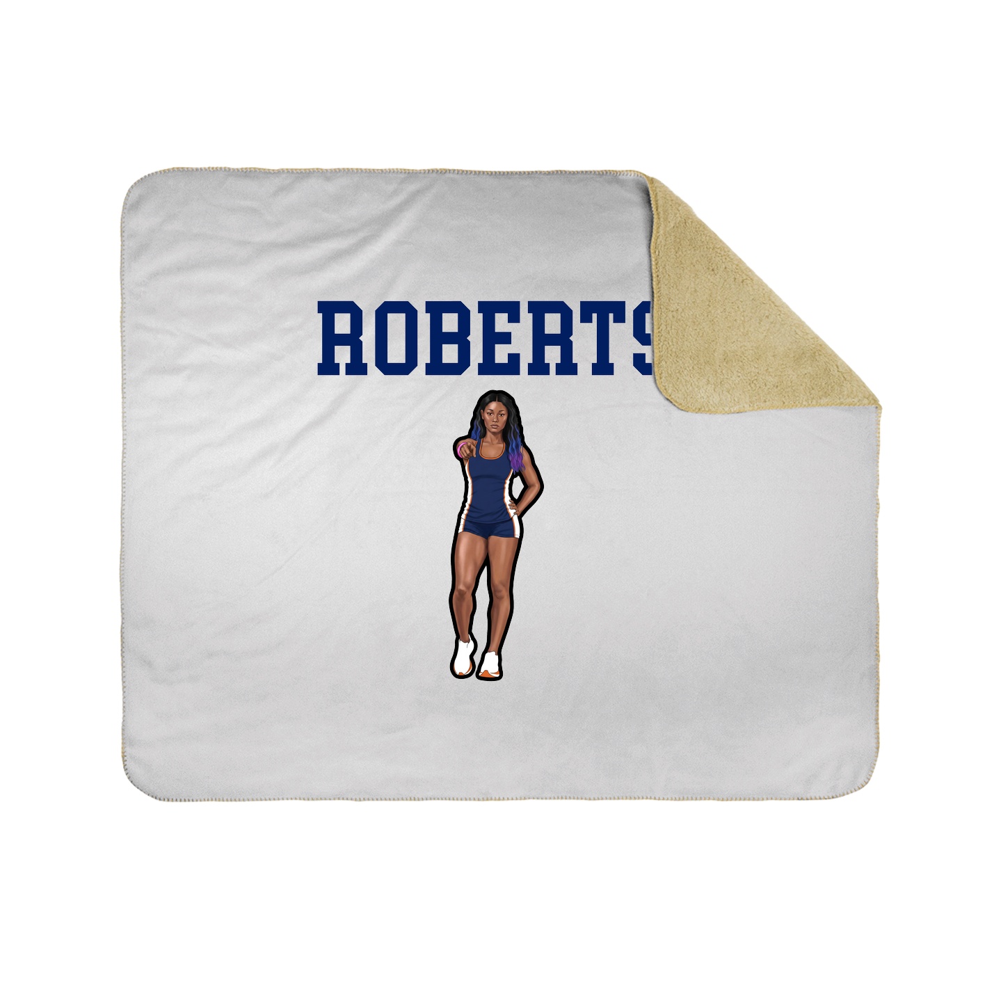 Throw Blanket — Shirsey in White