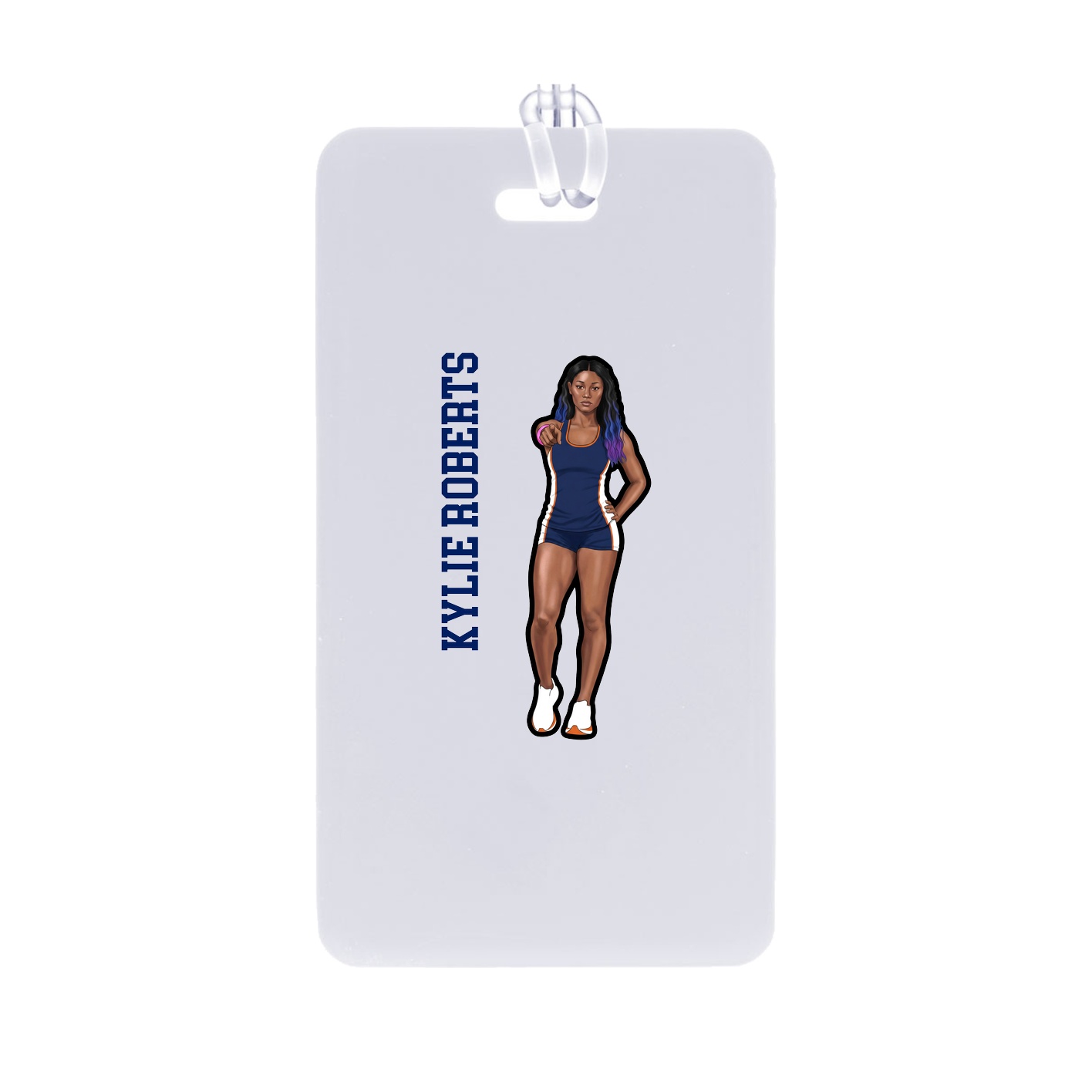 Bag Tag — Name Vertical in Classic