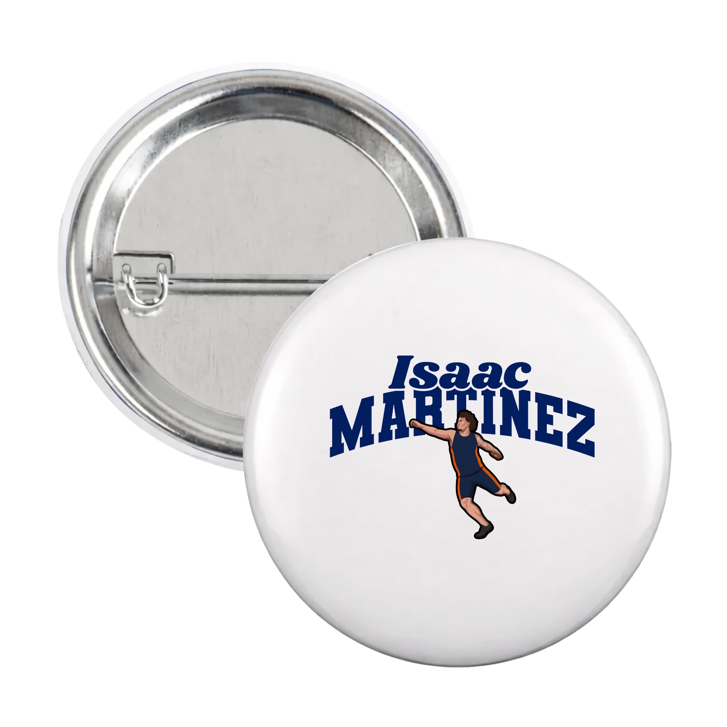 Game Day Button — Signature Arch in White
