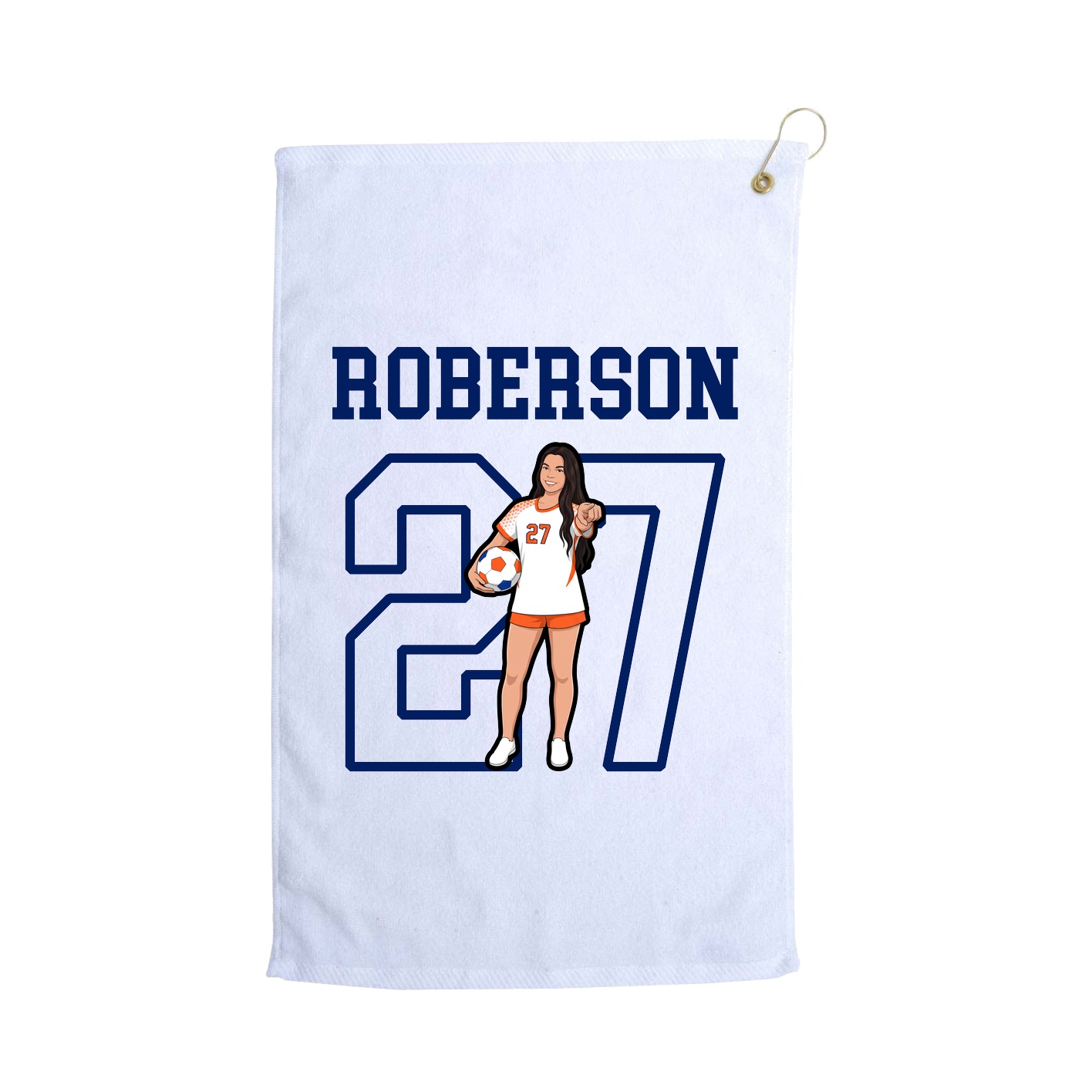 Golf Towel — Shirsey in White