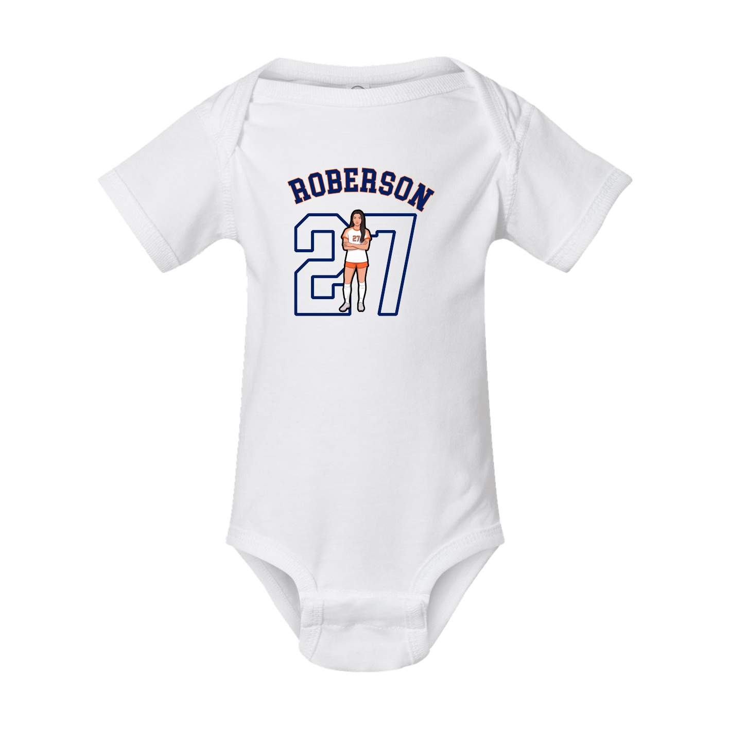 Baby Onesie — Shirsey Arch in White