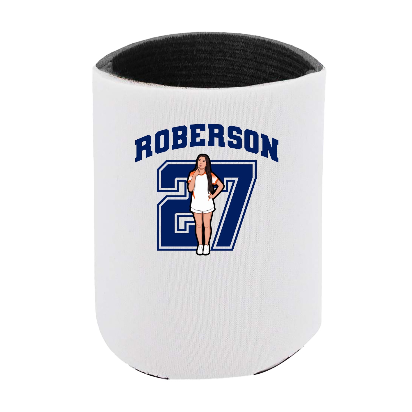 Can Holder — Number in White