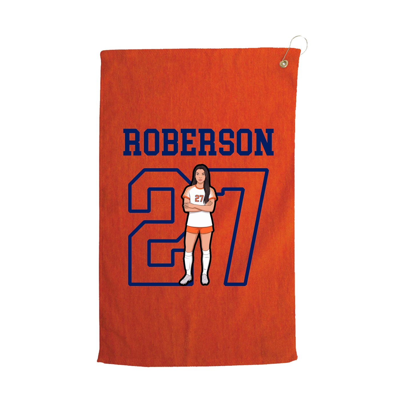 Golf Towel — Shirsey in Orange