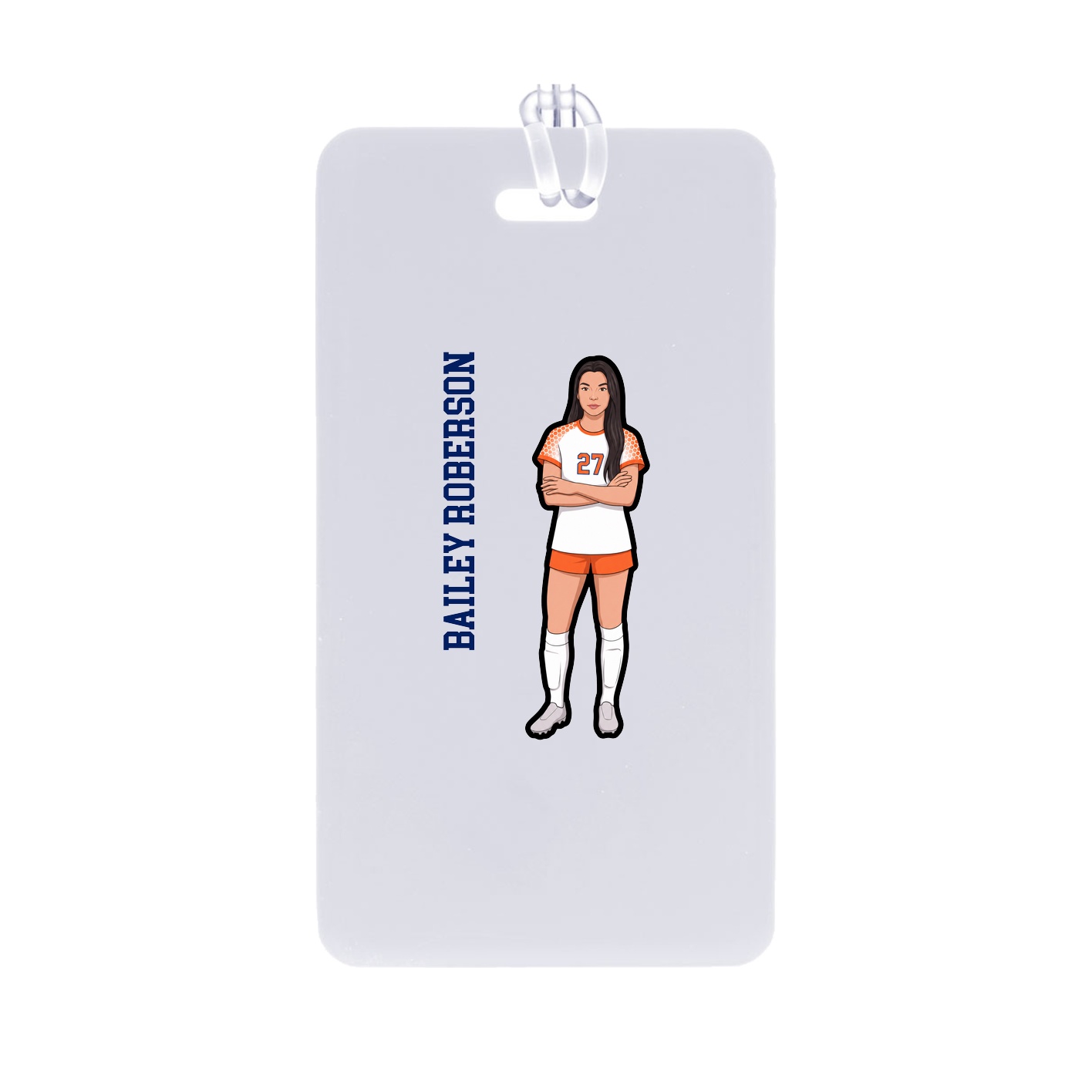 Bag Tag — Name Vertical in Classic