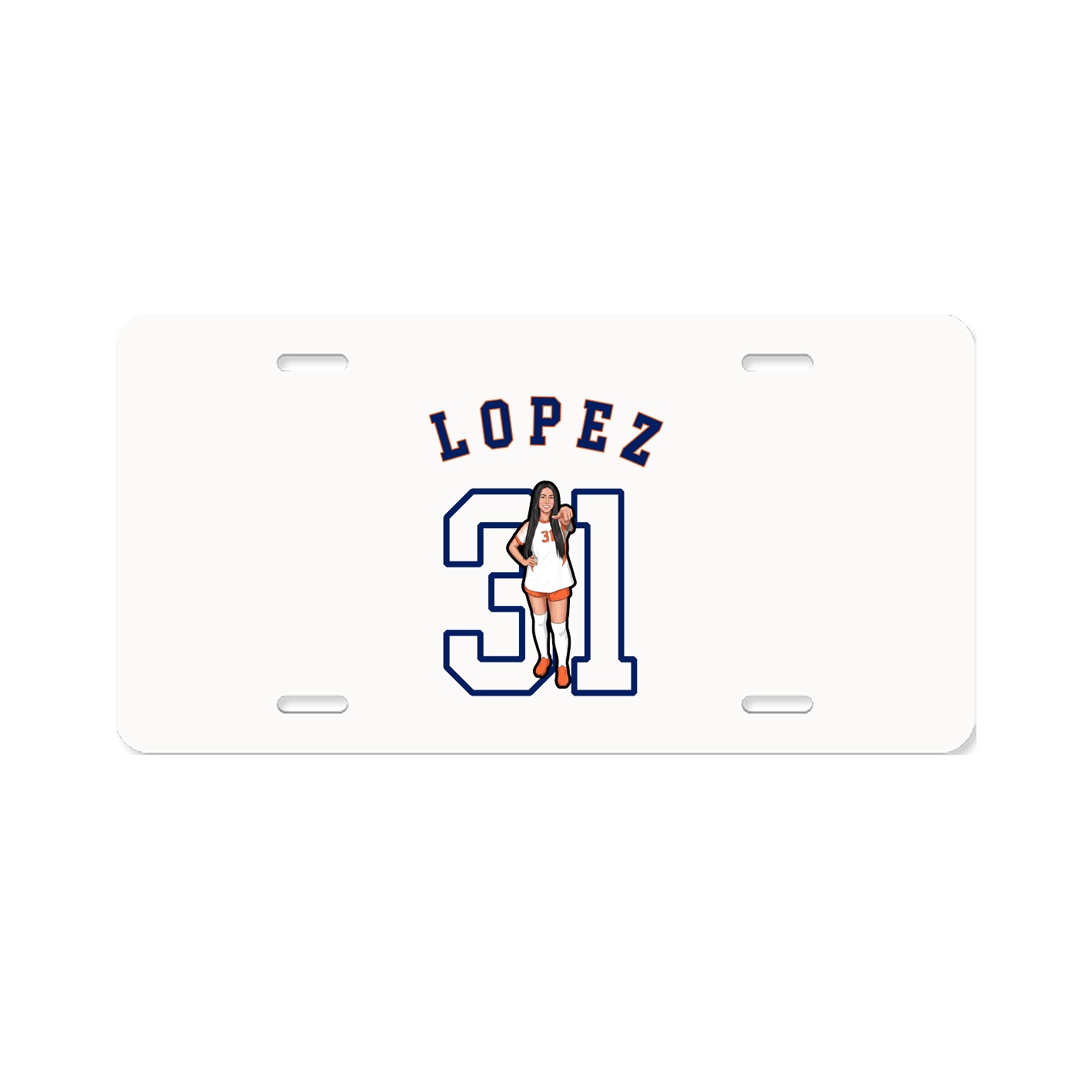 License Plate — Shirsey Arch in Classic