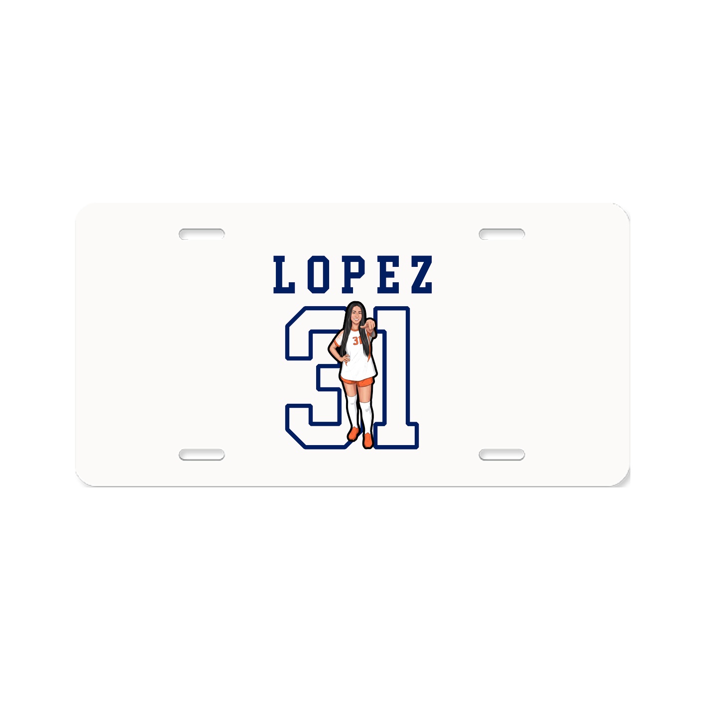 License Plate — Shirsey in Classic