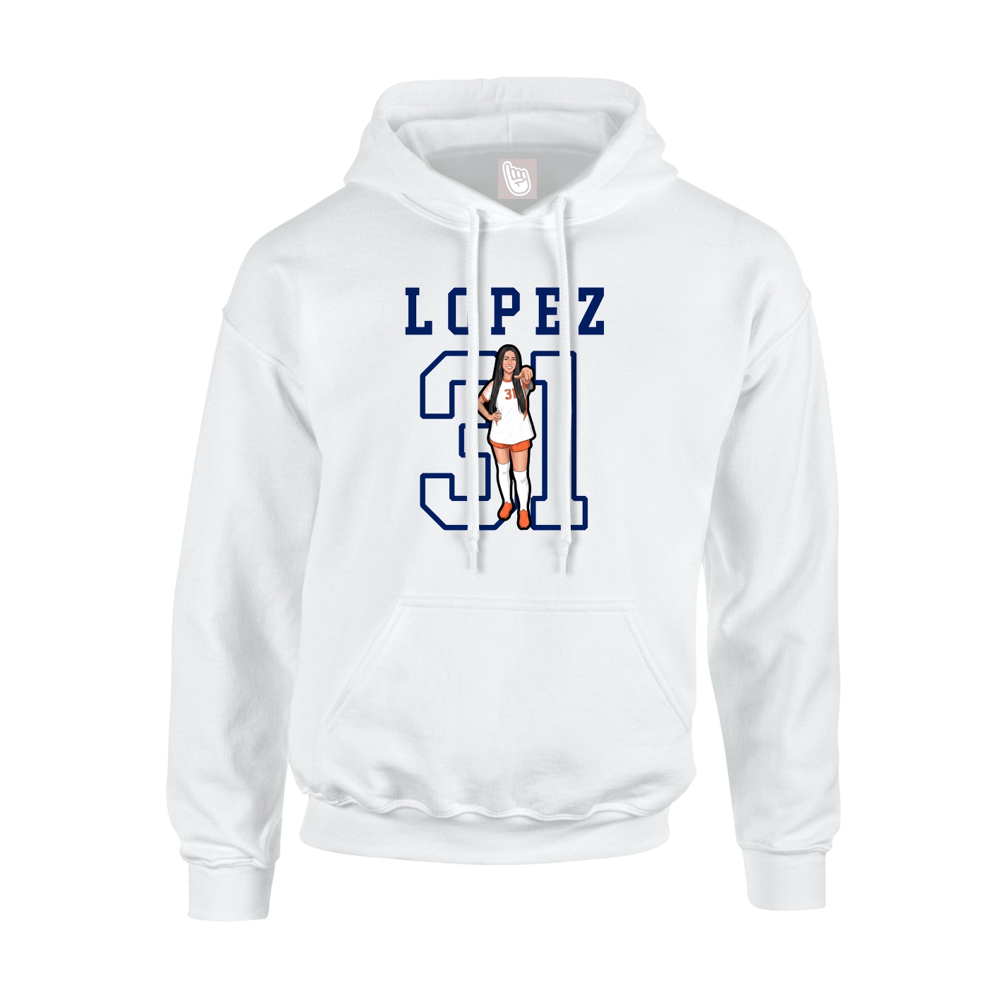Youth Hoodie — Shirsey in White