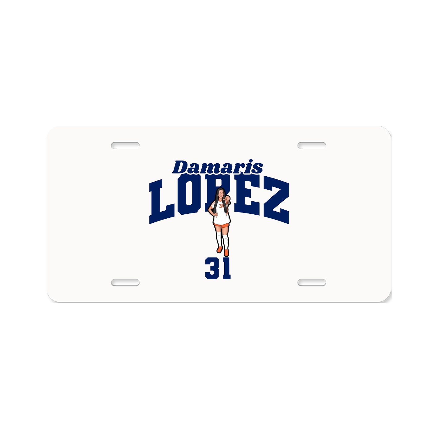 License Plate — Signature Arch in Classic